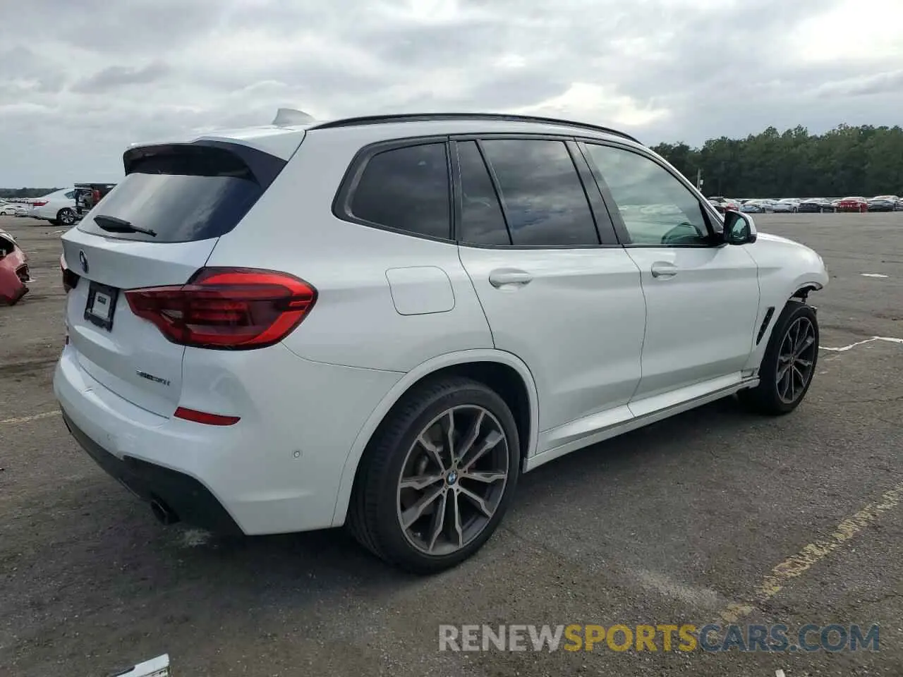 3 fotografías del automóvil dañado 5UXTY3C00M9F53978 BMW X3 2021