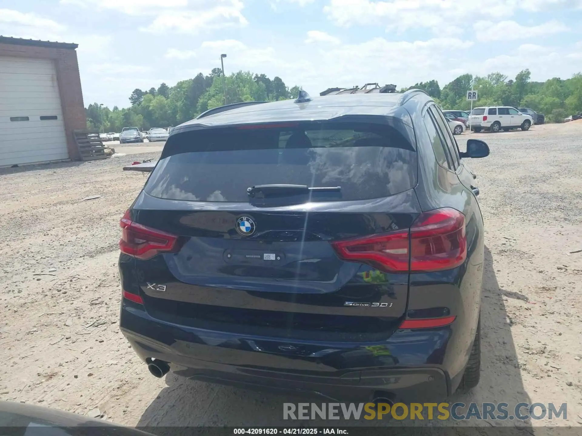 16 fotografías del automóvil dañado 5UXTY3C00M9G01706 BMW X3 2021