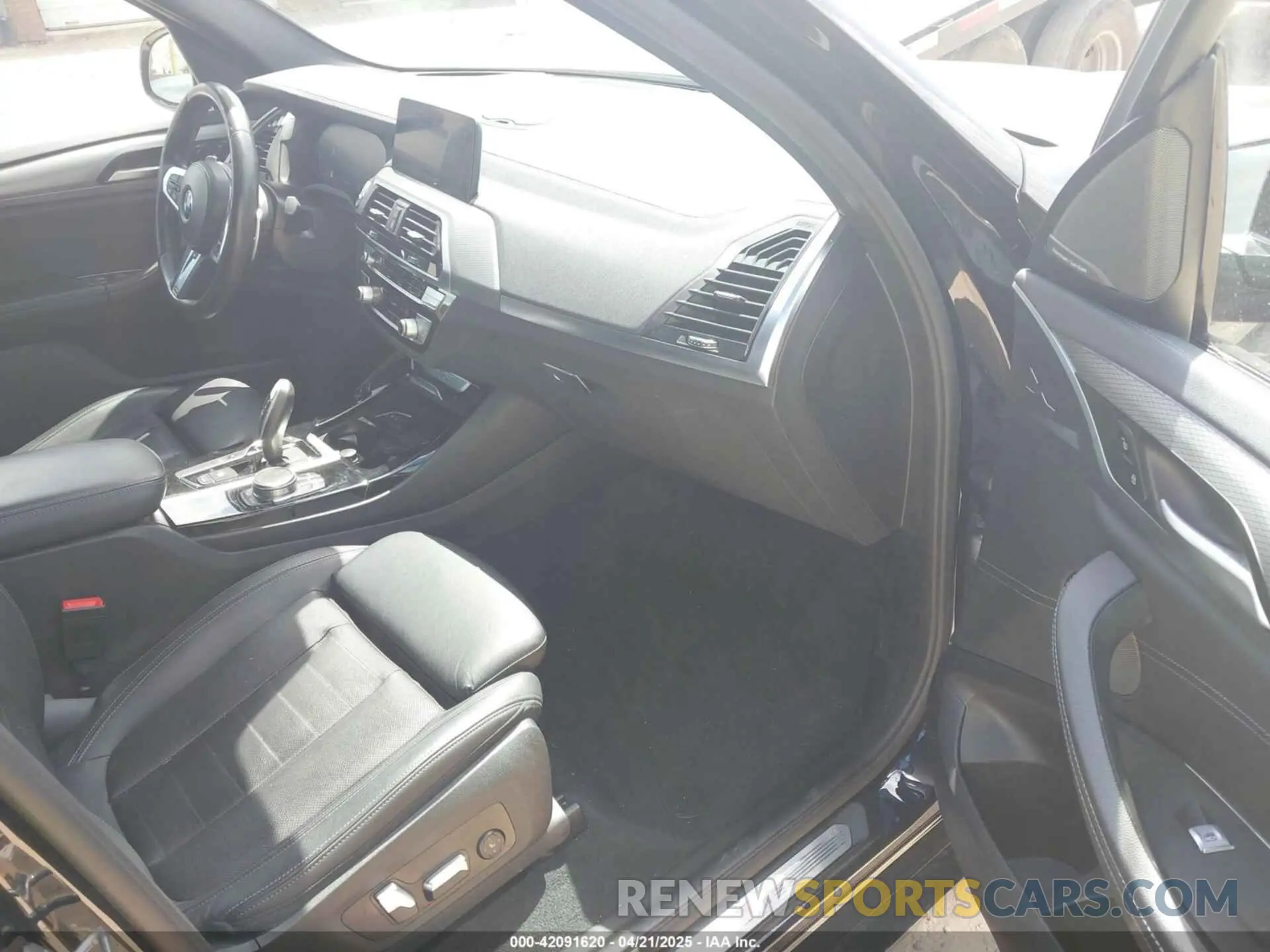5 fotografías del automóvil dañado 5UXTY3C00M9G01706 BMW X3 2021