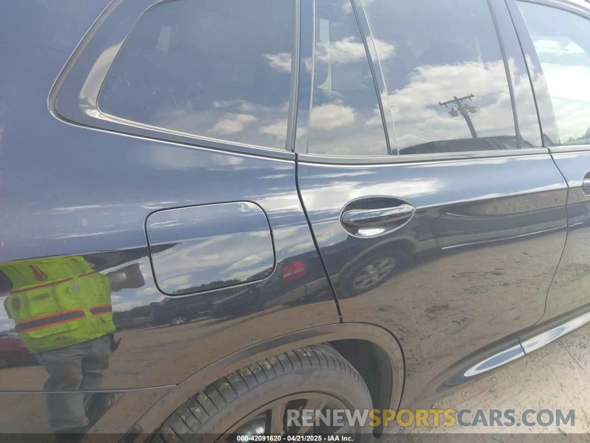 6 fotografías del automóvil dañado 5UXTY3C00M9G01706 BMW X3 2021