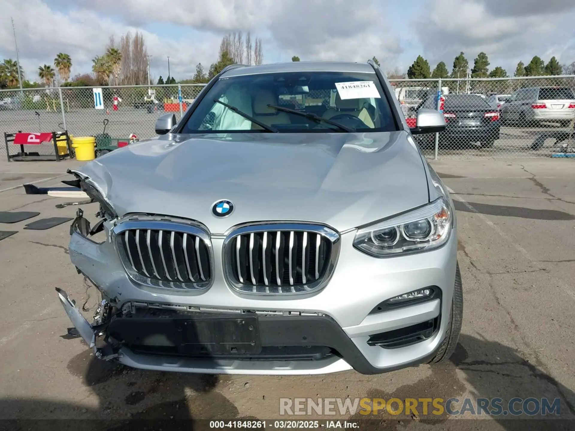 12 fotografías del automóvil dañado 5UXTY3C00M9H14796 BMW X3 2021