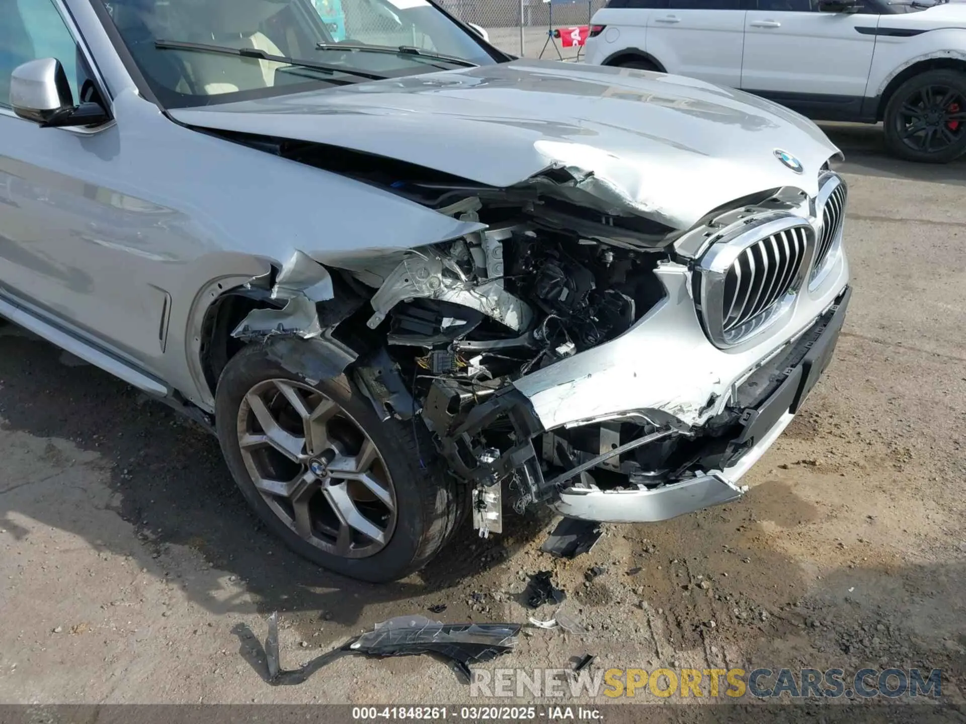 6 fotografías del automóvil dañado 5UXTY3C00M9H14796 BMW X3 2021