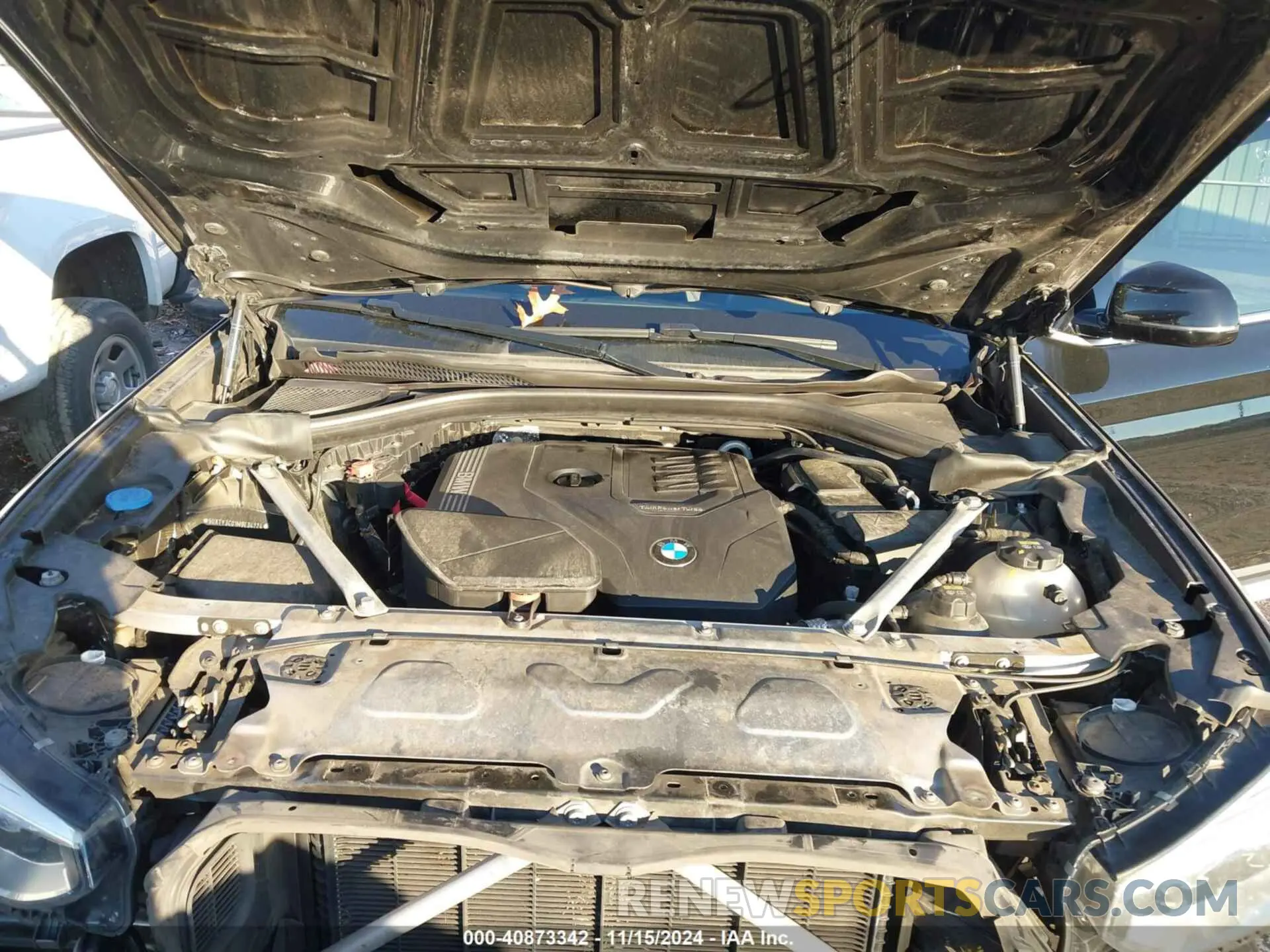 10 fotografías del automóvil dañado 5UXTY3C01M9E34224 BMW X3 2021