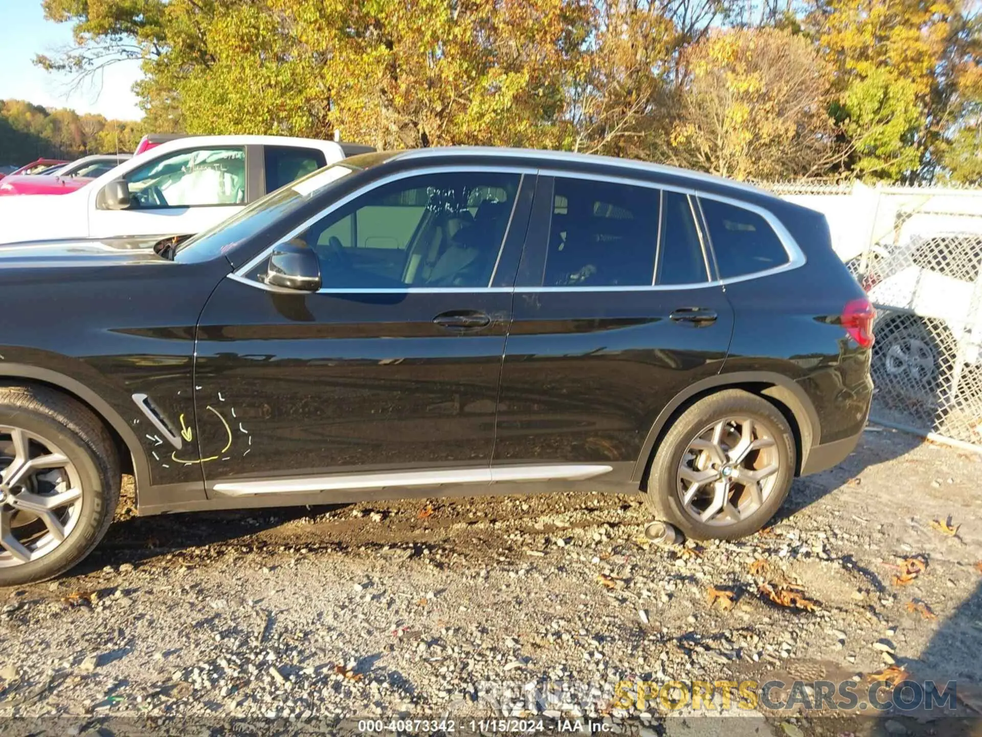 14 fotografías del automóvil dañado 5UXTY3C01M9E34224 BMW X3 2021
