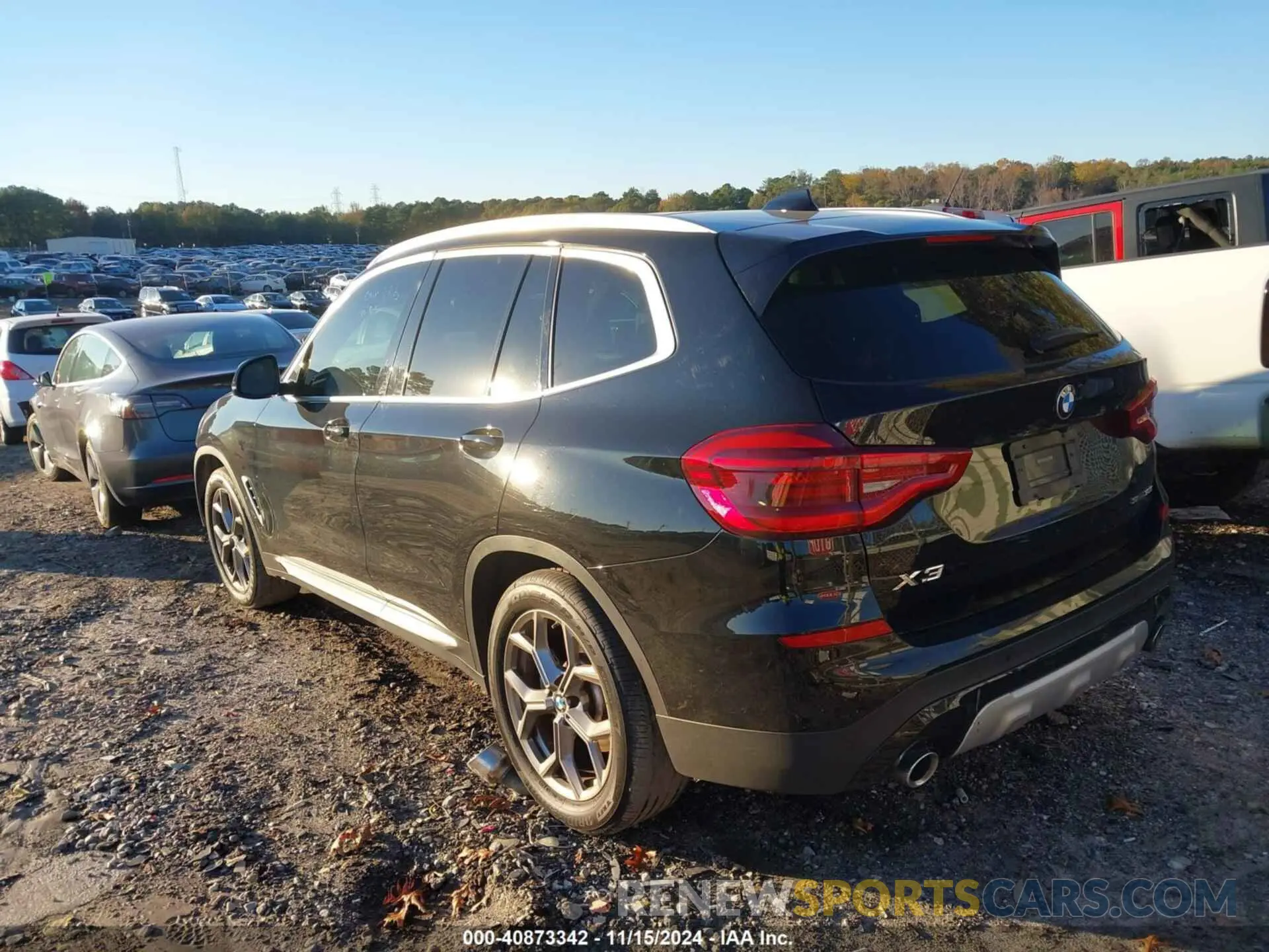 3 fotografías del automóvil dañado 5UXTY3C01M9E34224 BMW X3 2021