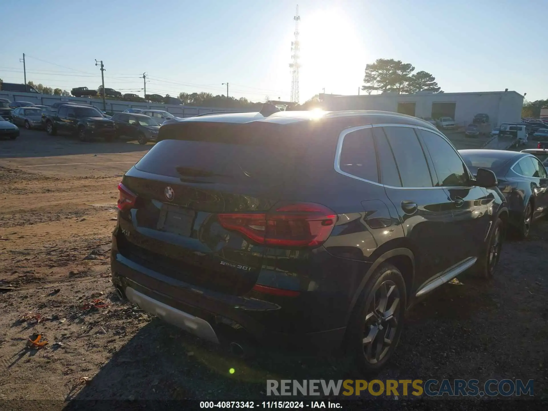 4 fotografías del automóvil dañado 5UXTY3C01M9E34224 BMW X3 2021