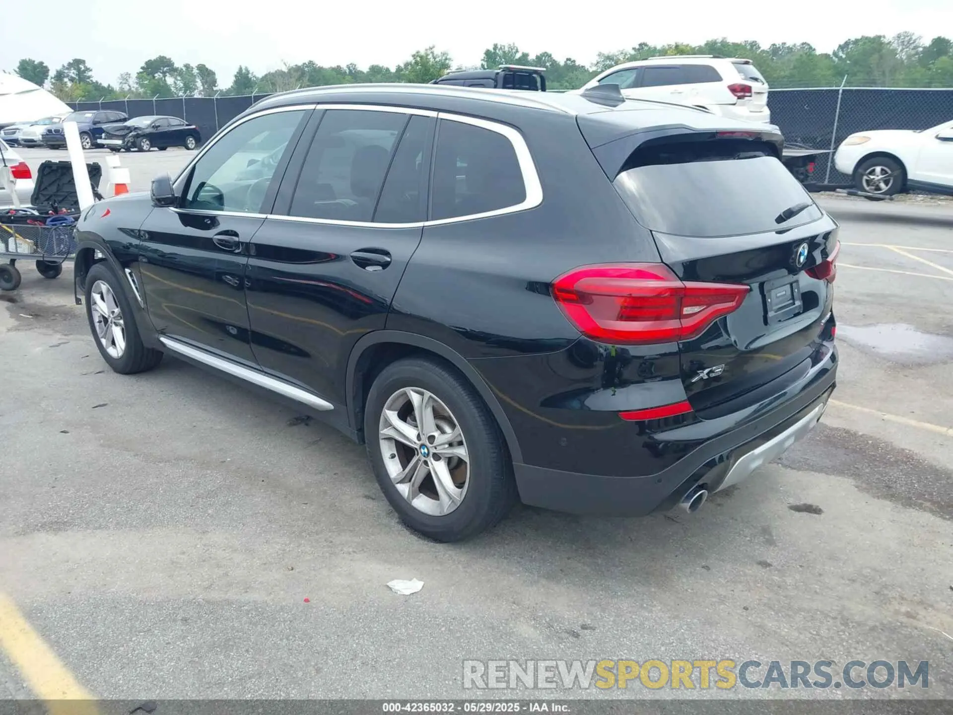 3 fotografías del automóvil dañado 5UXTY3C01M9E42906 BMW X3 2021