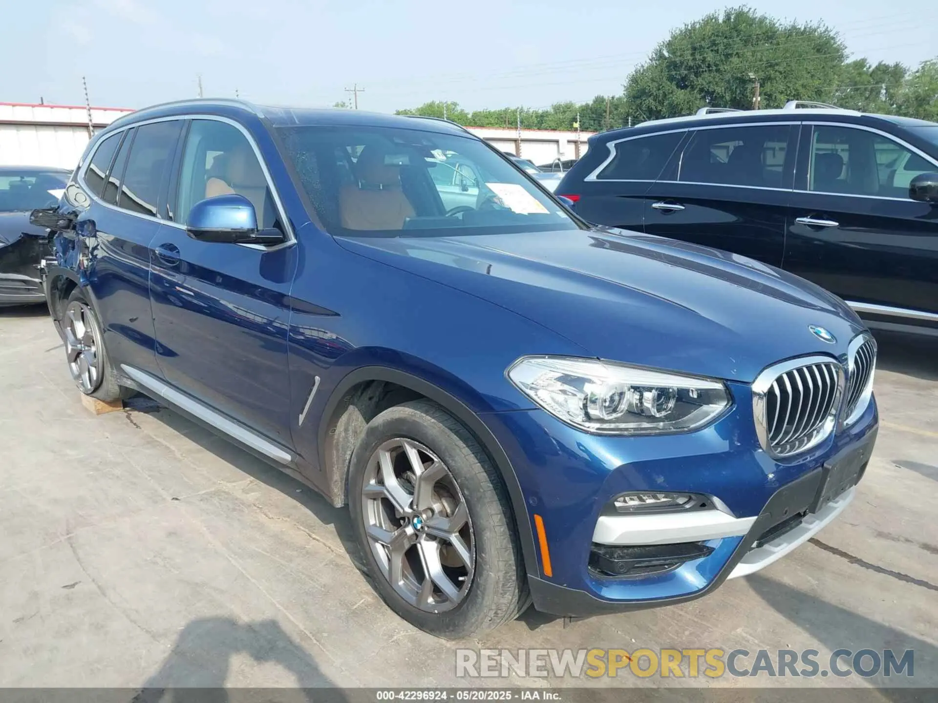 1 fotografías del automóvil dañado 5UXTY3C01M9F26580 BMW X3 2021