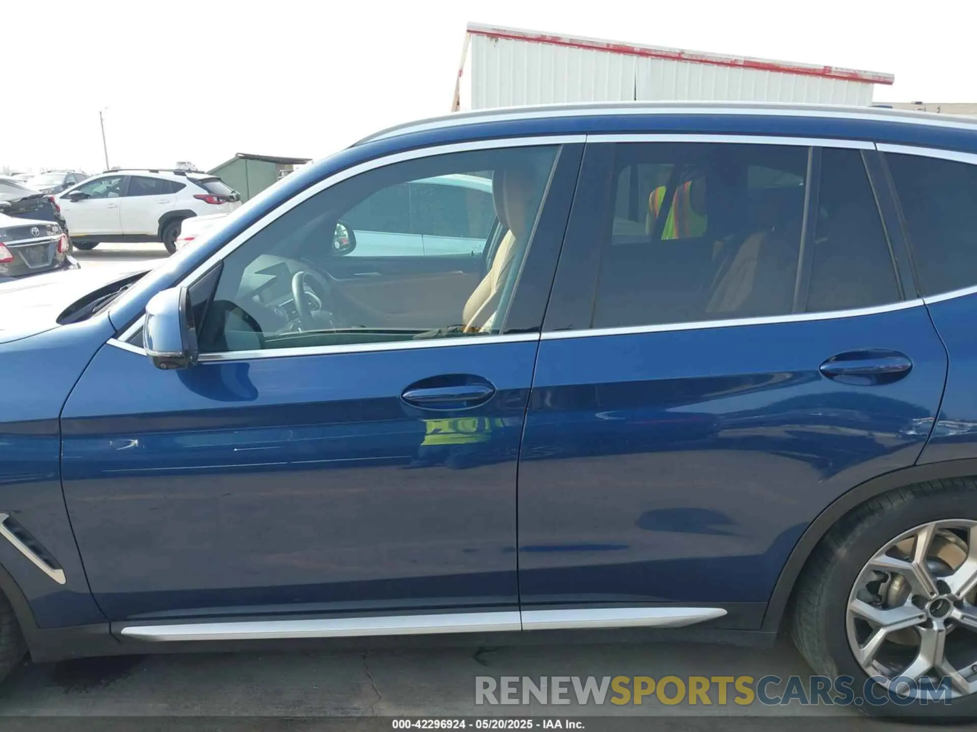 15 fotografías del automóvil dañado 5UXTY3C01M9F26580 BMW X3 2021