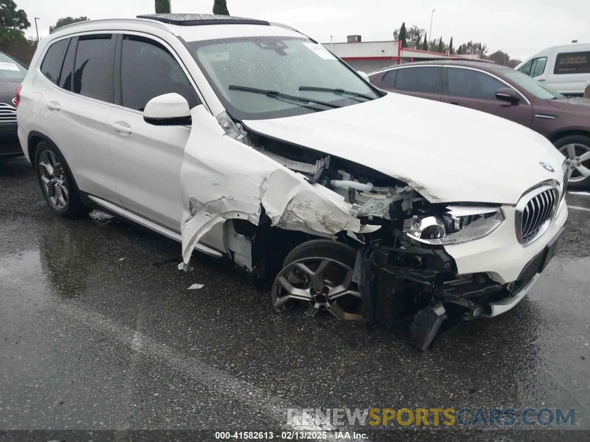 1 fotografías del automóvil dañado 5UXTY3C01M9H12586 BMW X3 2021