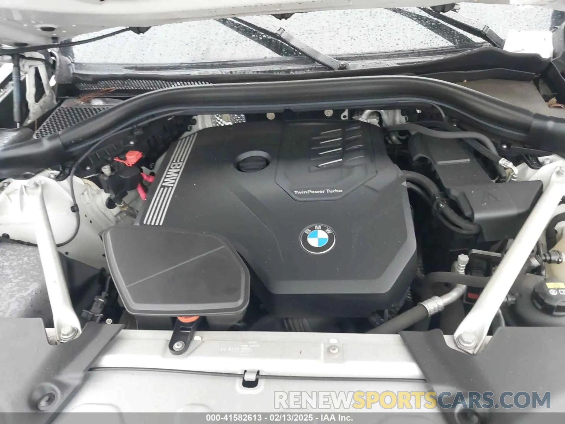 10 fotografías del automóvil dañado 5UXTY3C01M9H12586 BMW X3 2021