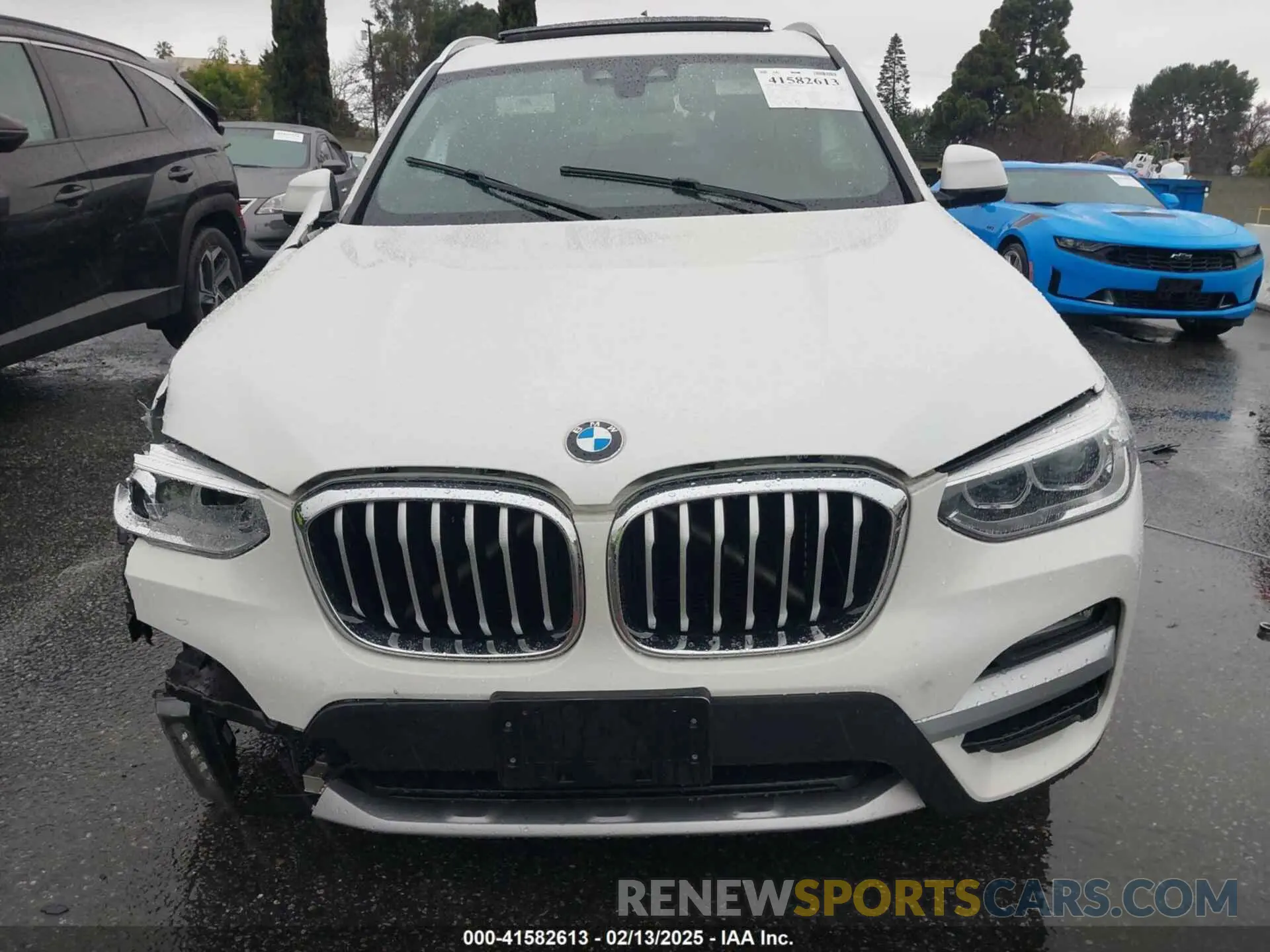 12 fotografías del automóvil dañado 5UXTY3C01M9H12586 BMW X3 2021