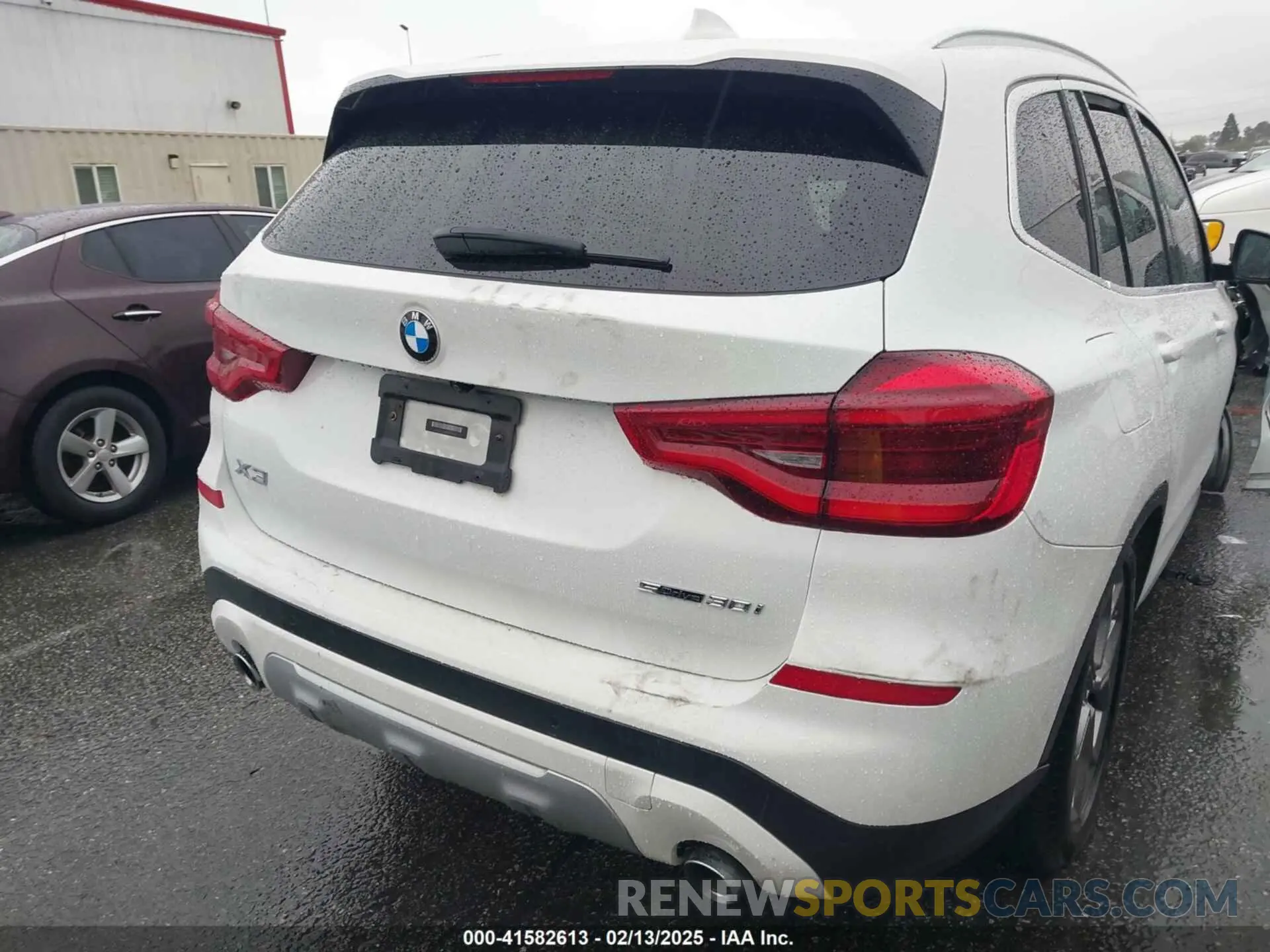 16 fotografías del automóvil dañado 5UXTY3C01M9H12586 BMW X3 2021
