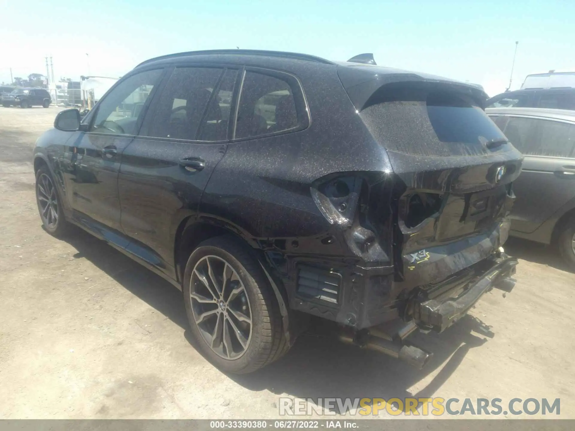 3 fotografías del automóvil dañado 5UXTY3C01M9H17061 BMW X3 2021