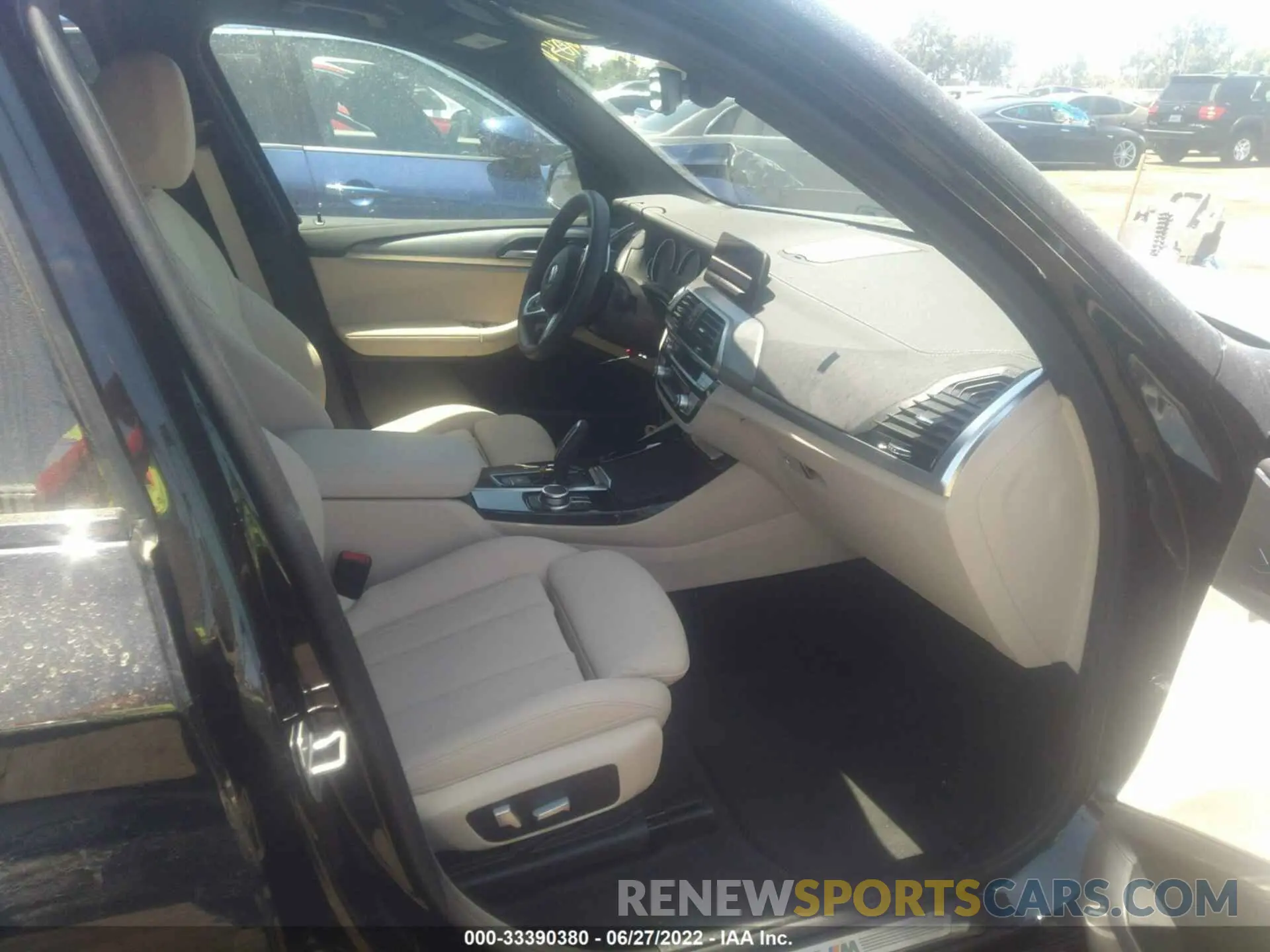 5 fotografías del automóvil dañado 5UXTY3C01M9H17061 BMW X3 2021