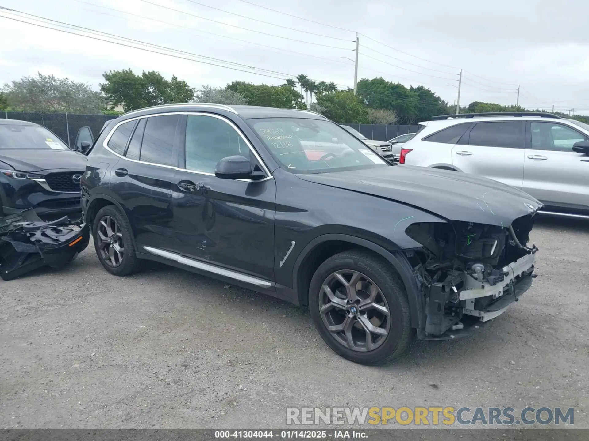 1 fotografías del automóvil dañado 5UXTY3C02M9D97085 BMW X3 2021