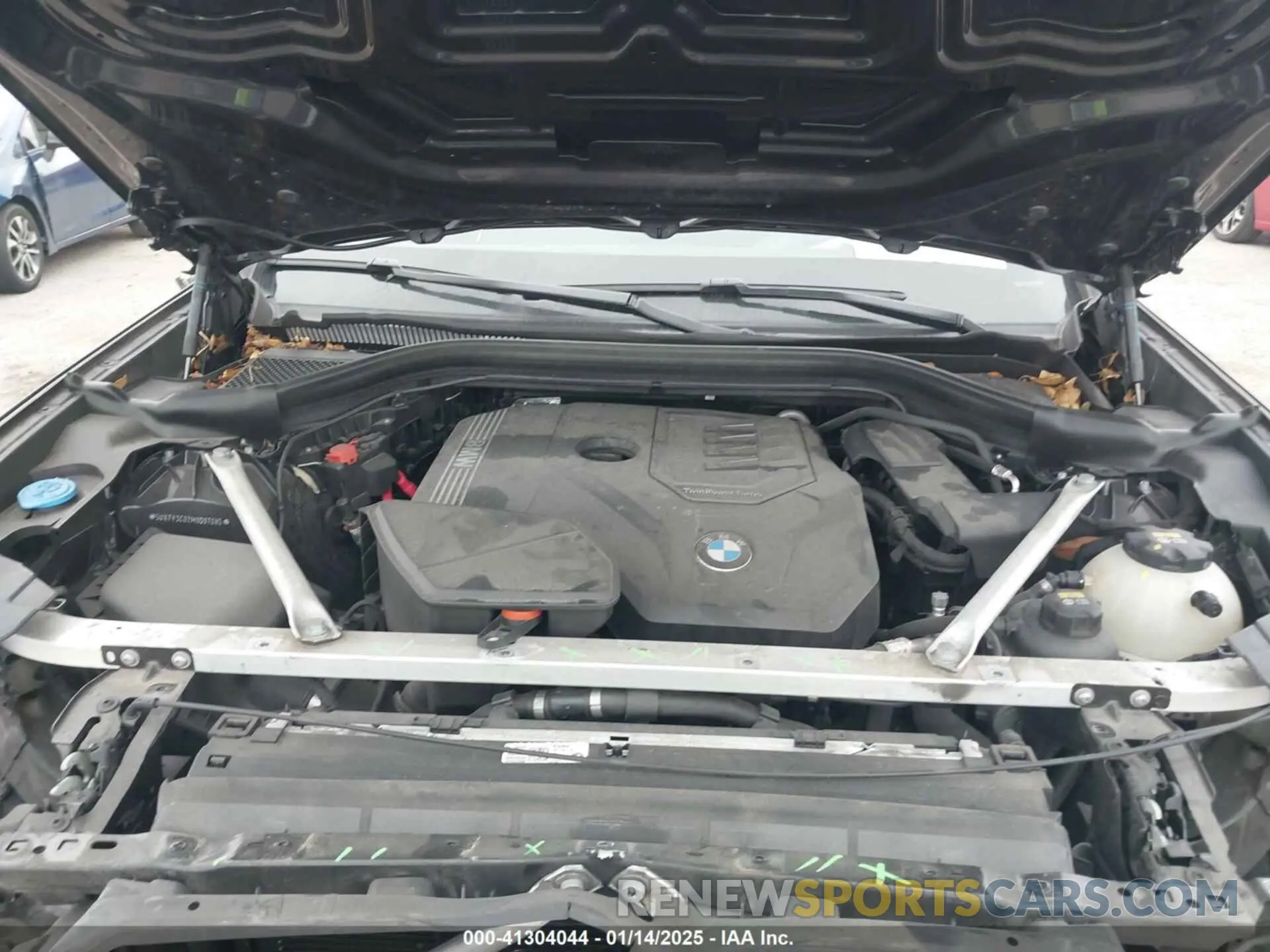 10 fotografías del automóvil dañado 5UXTY3C02M9D97085 BMW X3 2021