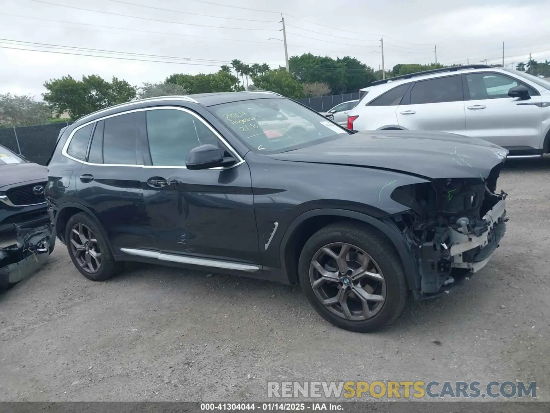 13 fotografías del automóvil dañado 5UXTY3C02M9D97085 BMW X3 2021