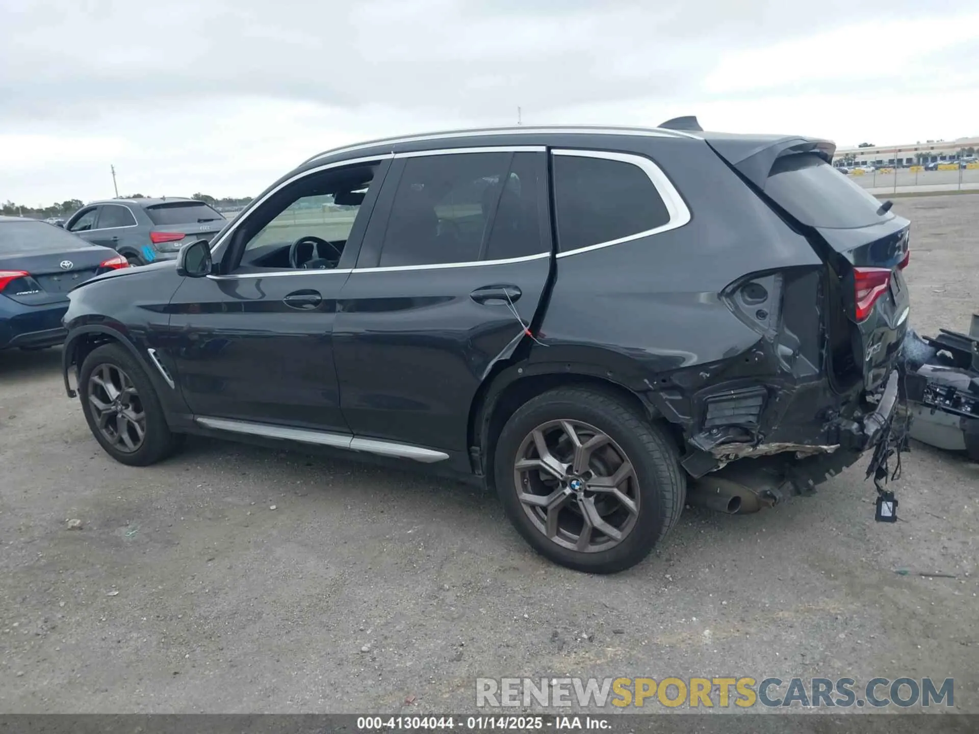 14 fotografías del automóvil dañado 5UXTY3C02M9D97085 BMW X3 2021