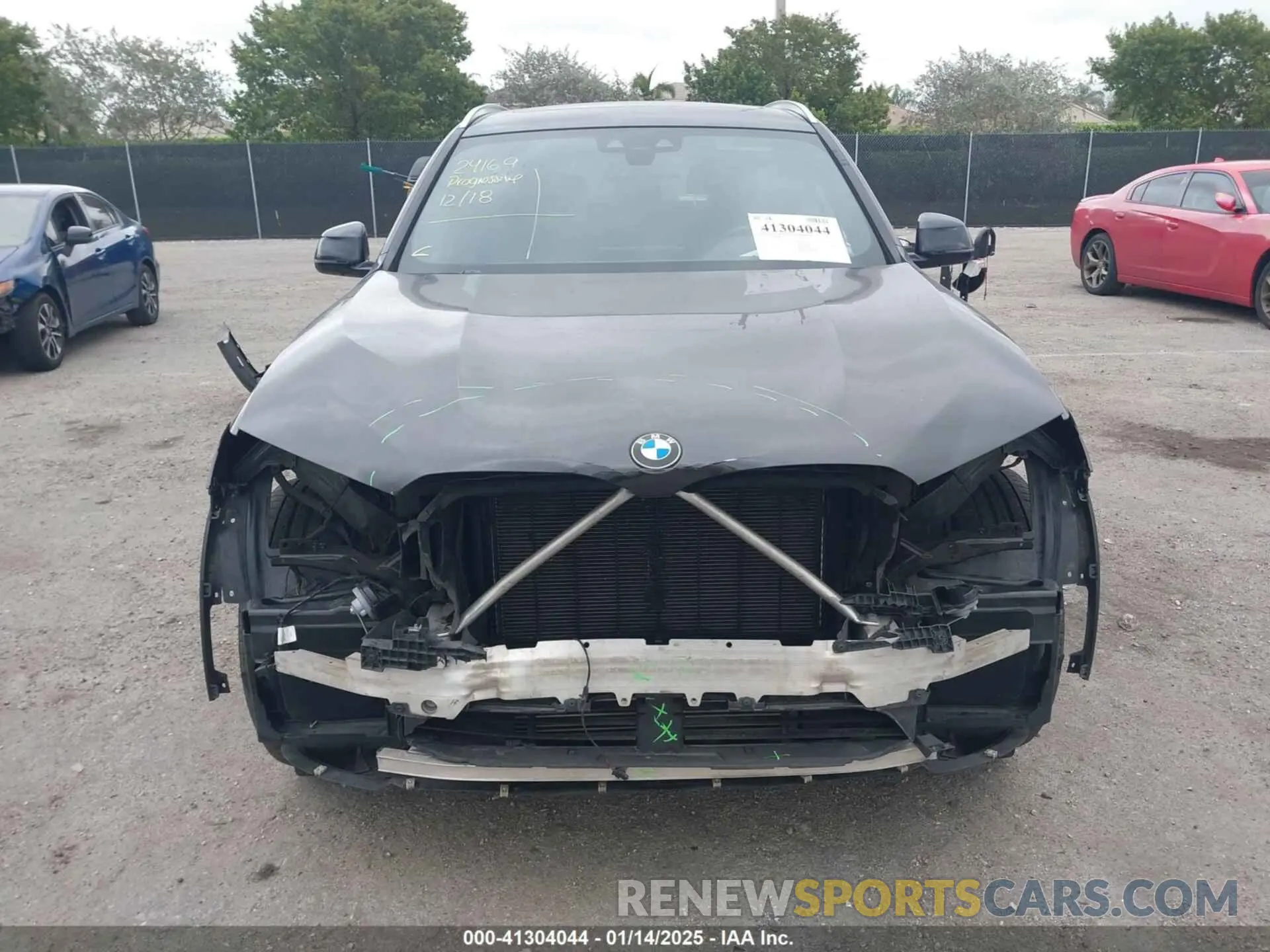 6 fotografías del automóvil dañado 5UXTY3C02M9D97085 BMW X3 2021