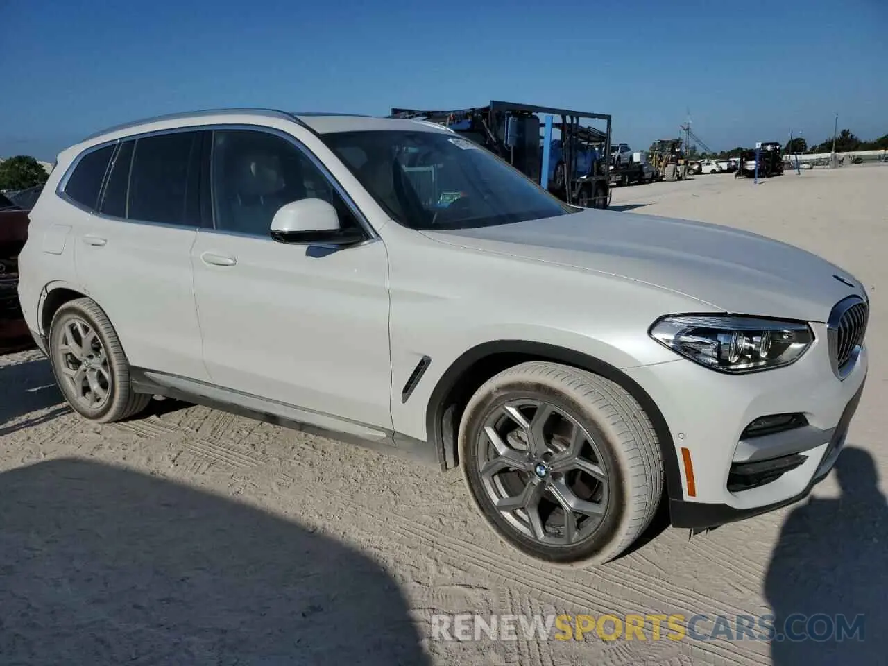 4 fotografías del automóvil dañado 5UXTY3C02M9E58273 BMW X3 2021