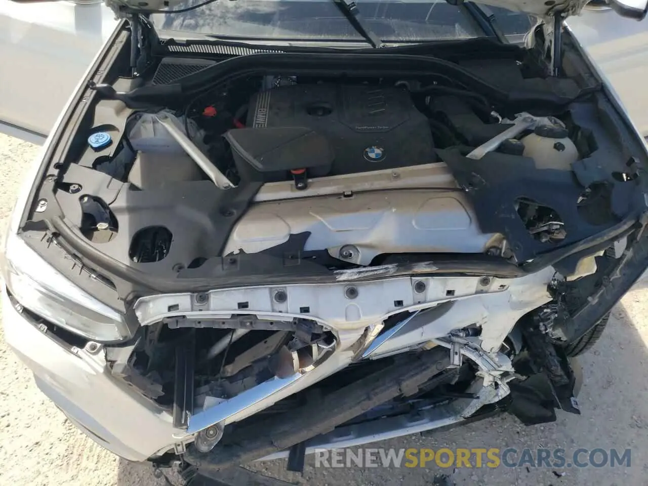 12 fotografías del automóvil dañado 5UXTY3C02M9E76689 BMW X3 2021
