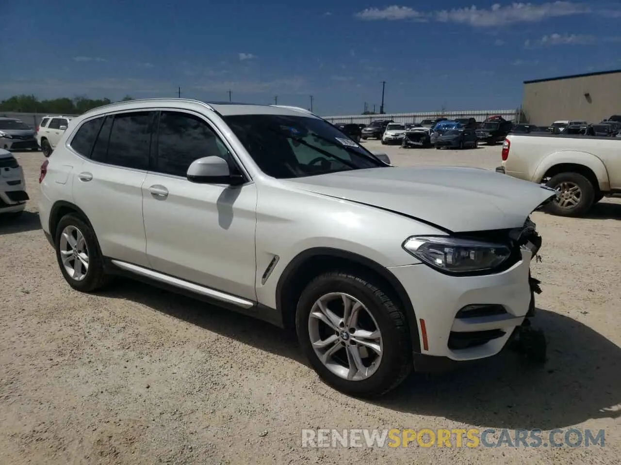 4 fotografías del automóvil dañado 5UXTY3C02M9E76689 BMW X3 2021