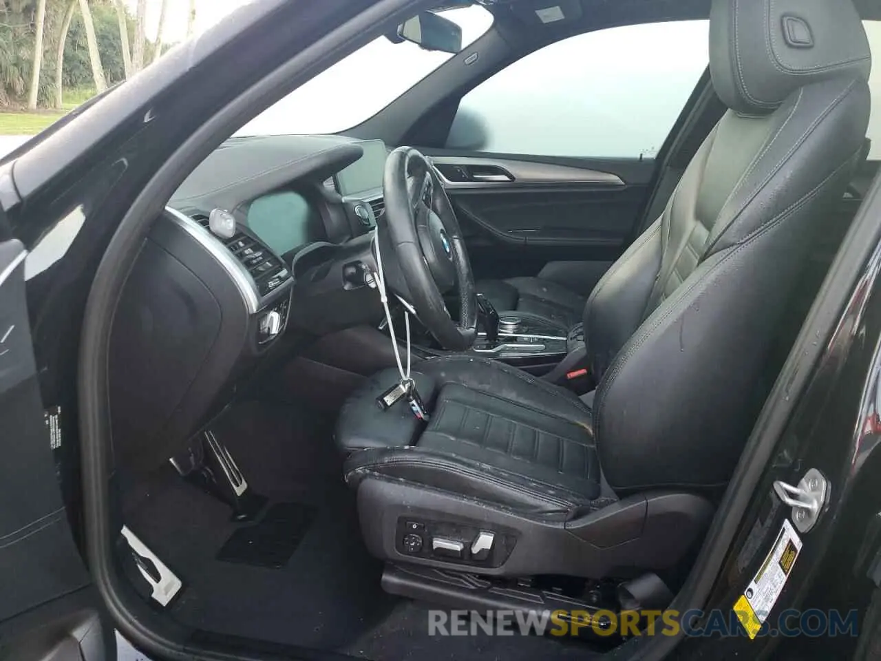 7 fotografías del automóvil dañado 5UXTY3C02M9G36375 BMW X3 2021