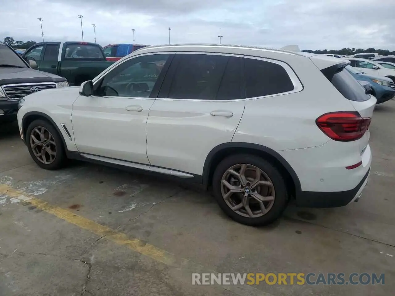2 fotografías del automóvil dañado 5UXTY3C02M9G76133 BMW X3 2021