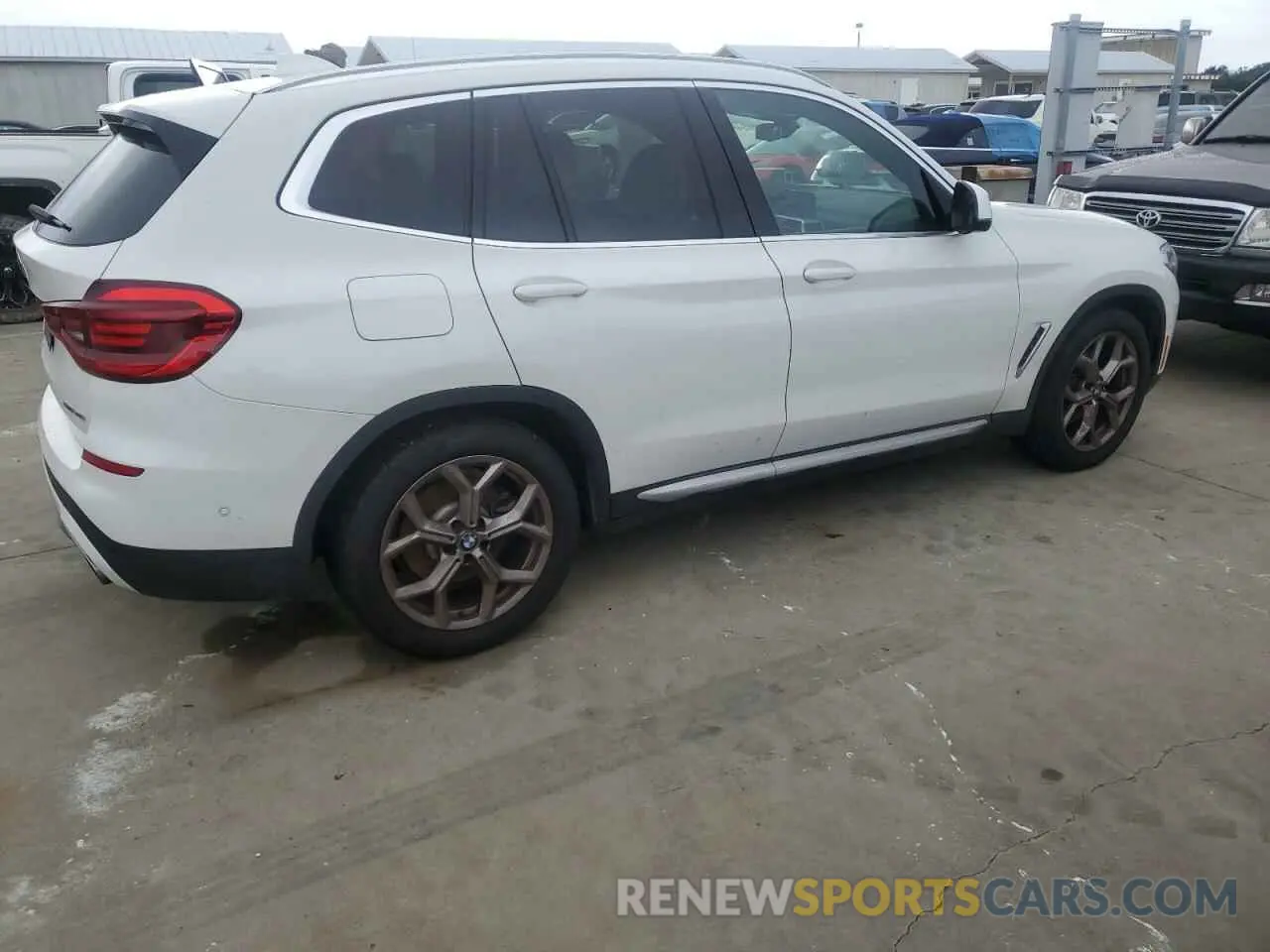 3 fotografías del automóvil dañado 5UXTY3C02M9G76133 BMW X3 2021