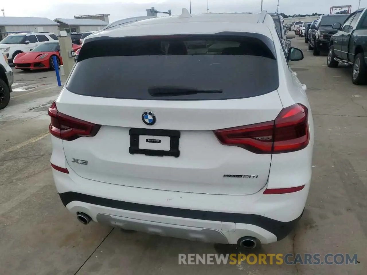 6 fotografías del automóvil dañado 5UXTY3C02M9G76133 BMW X3 2021