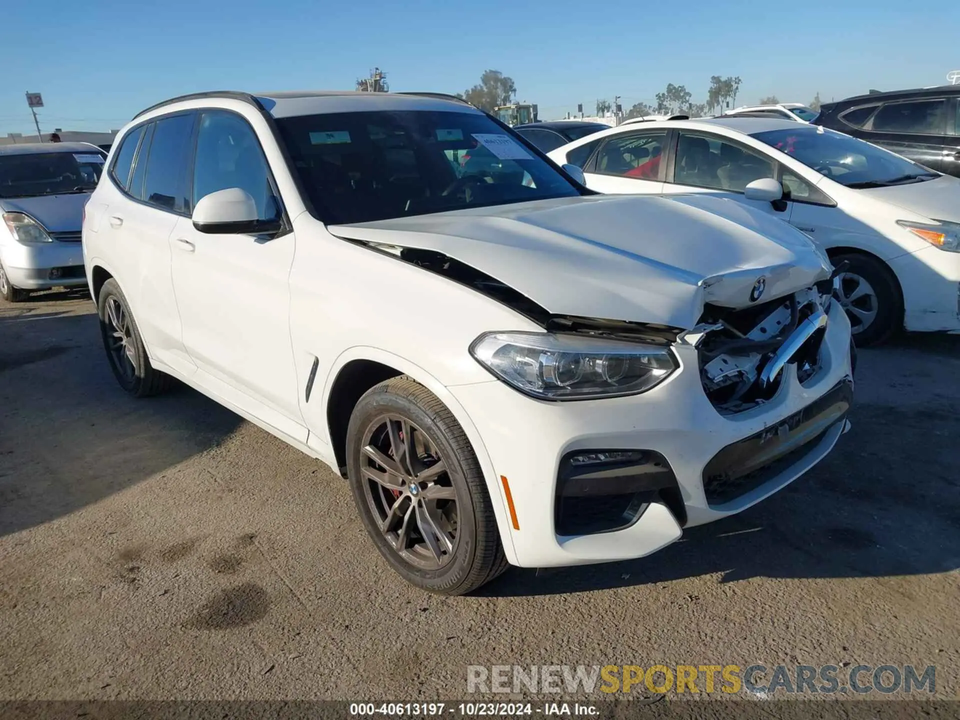 1 fotografías del automóvil dañado 5UXTY3C02M9H10507 BMW X3 2021