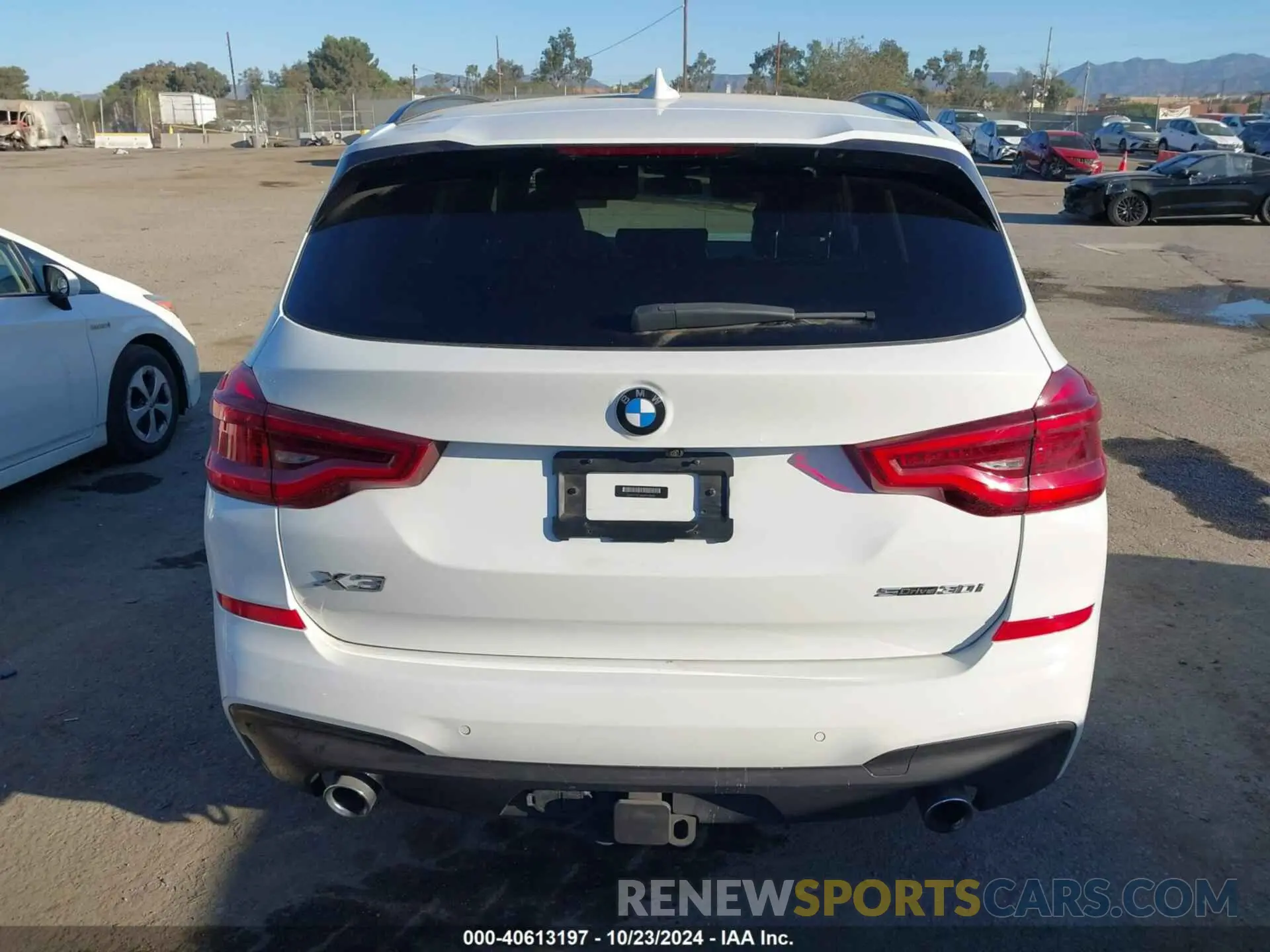 16 fotografías del automóvil dañado 5UXTY3C02M9H10507 BMW X3 2021