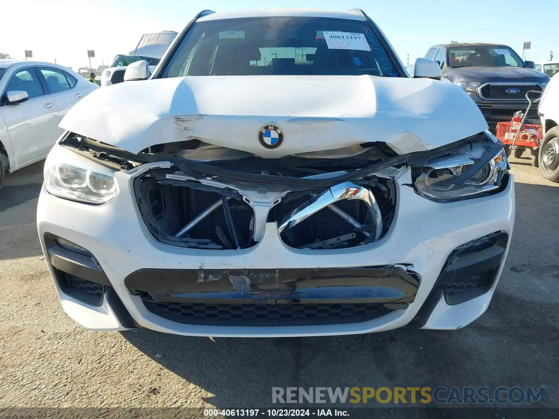 6 fotografías del automóvil dañado 5UXTY3C02M9H10507 BMW X3 2021