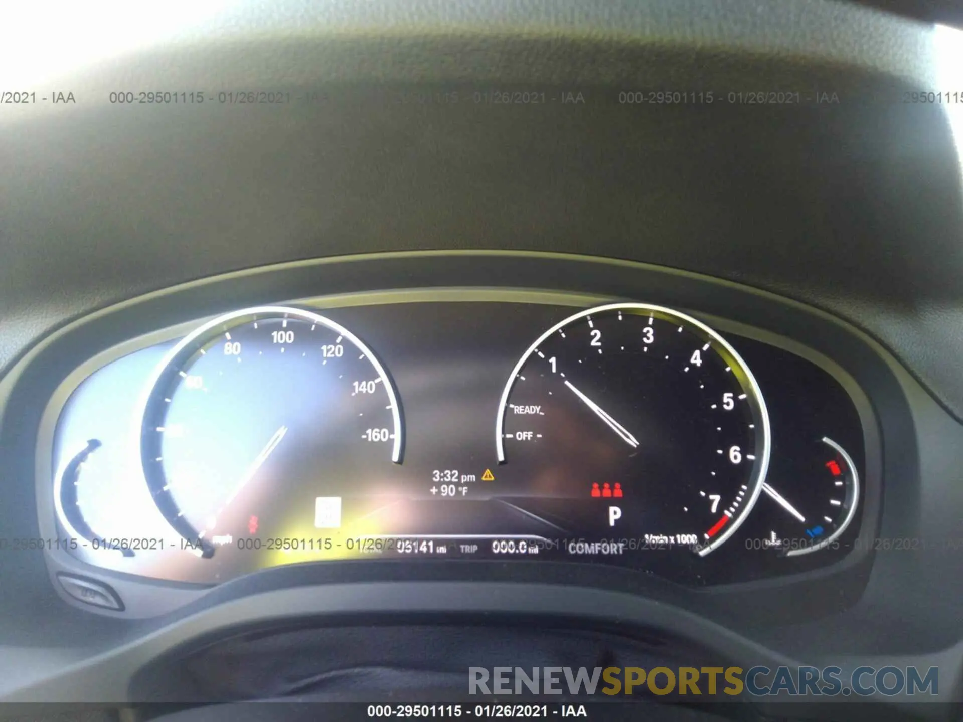 7 fotografías del automóvil dañado 5UXTY3C03M9E86535 BMW X3 2021