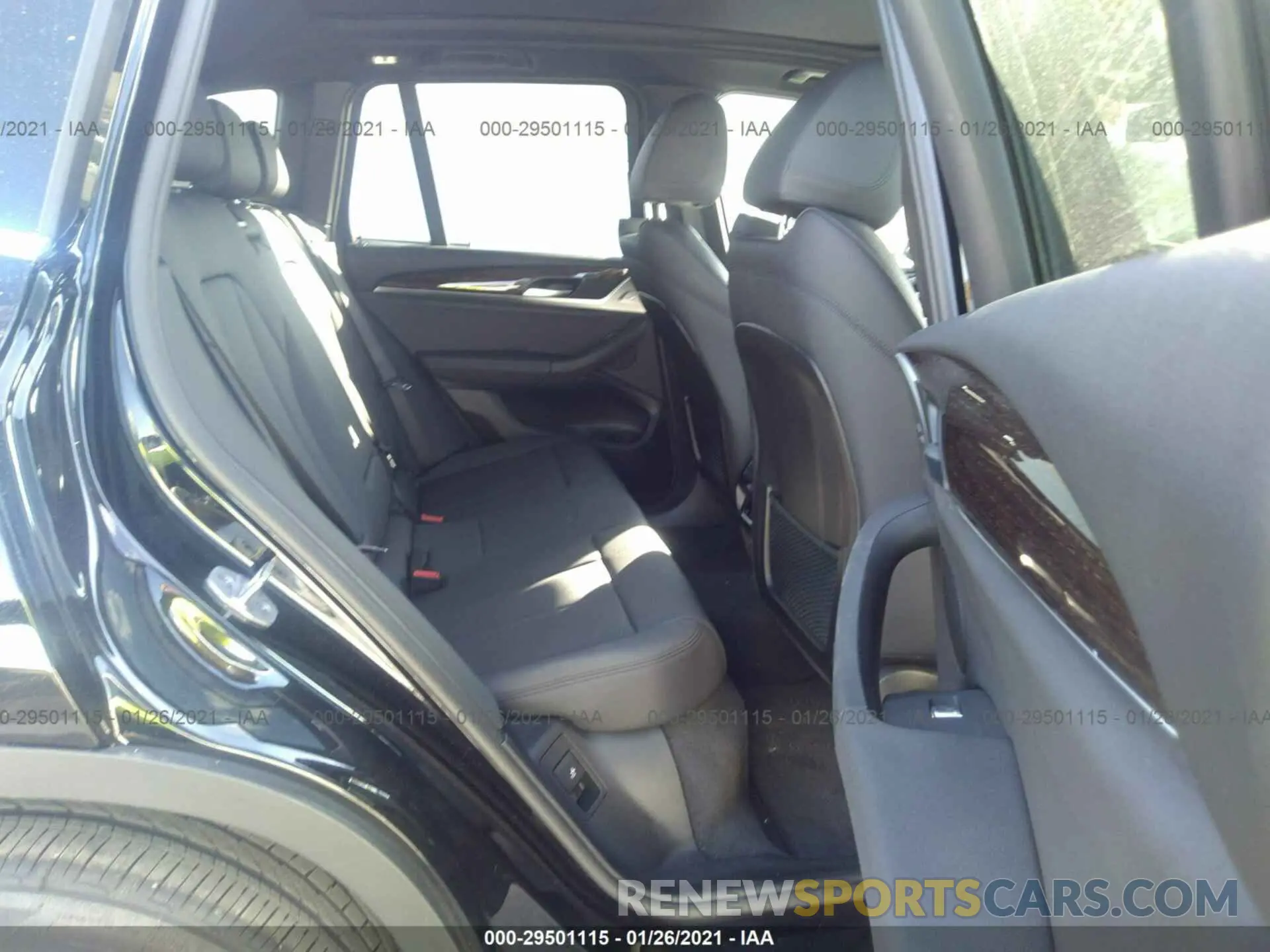 8 fotografías del automóvil dañado 5UXTY3C03M9E86535 BMW X3 2021