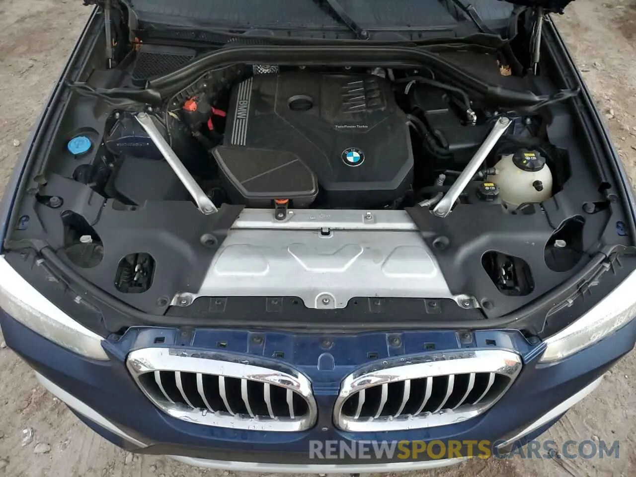 12 fotografías del automóvil dañado 5UXTY3C03M9F44711 BMW X3 2021
