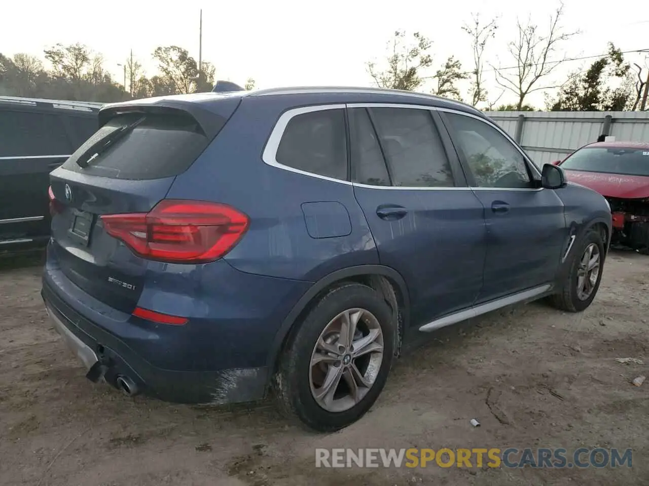 3 fotografías del automóvil dañado 5UXTY3C03M9F44711 BMW X3 2021