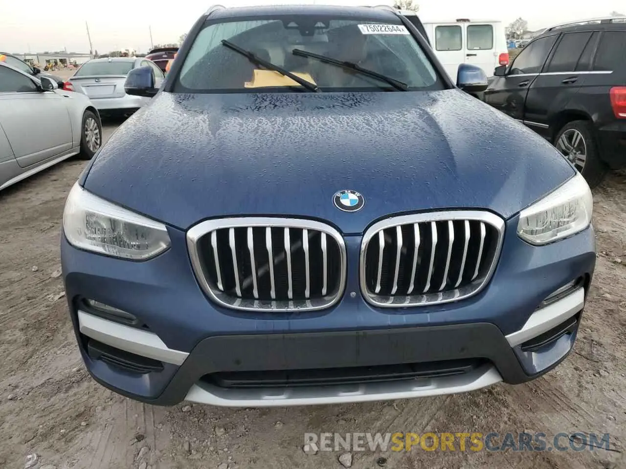 5 fotografías del automóvil dañado 5UXTY3C03M9F44711 BMW X3 2021
