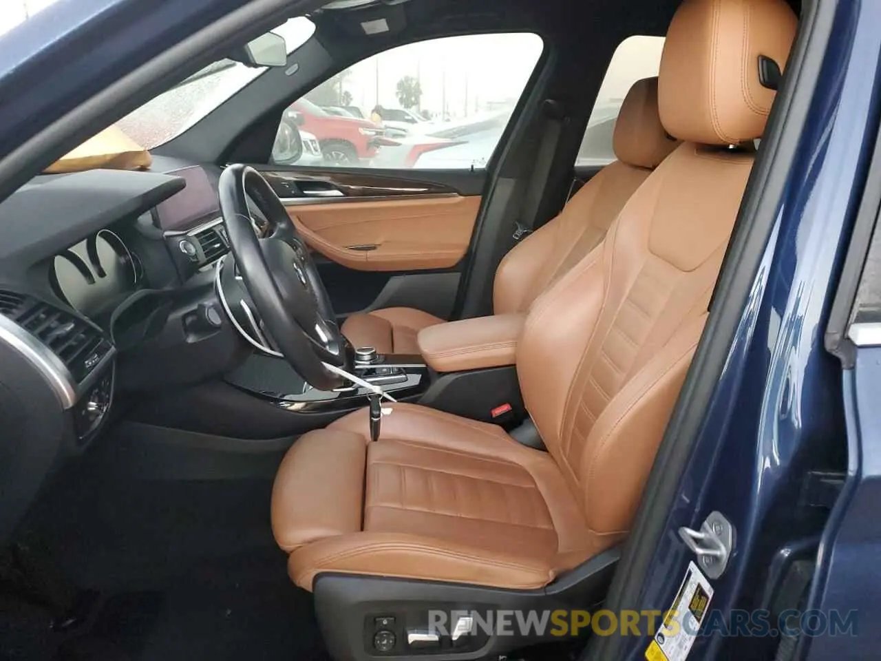7 fotografías del automóvil dañado 5UXTY3C03M9F44711 BMW X3 2021