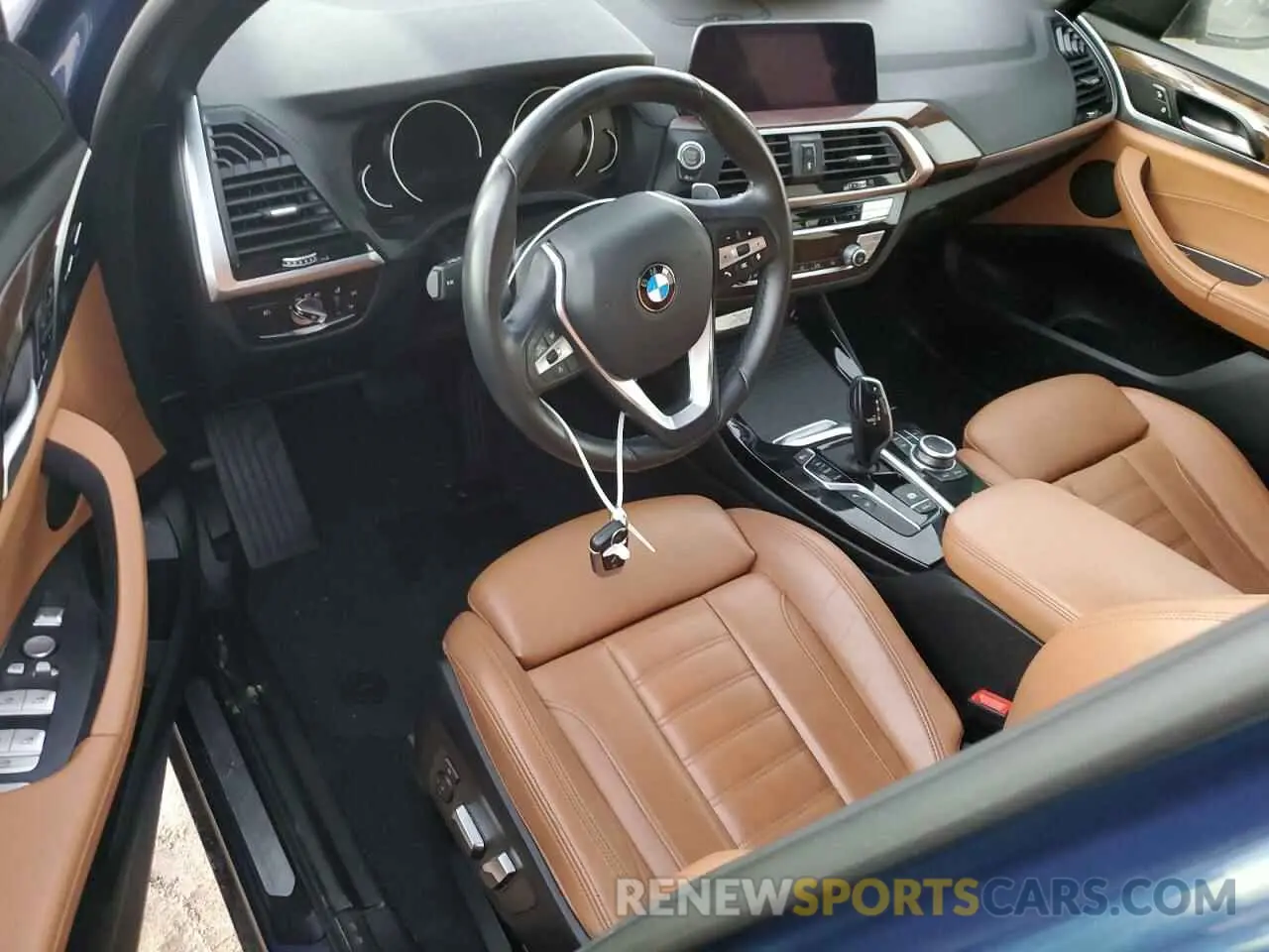 8 fotografías del automóvil dañado 5UXTY3C03M9F44711 BMW X3 2021
