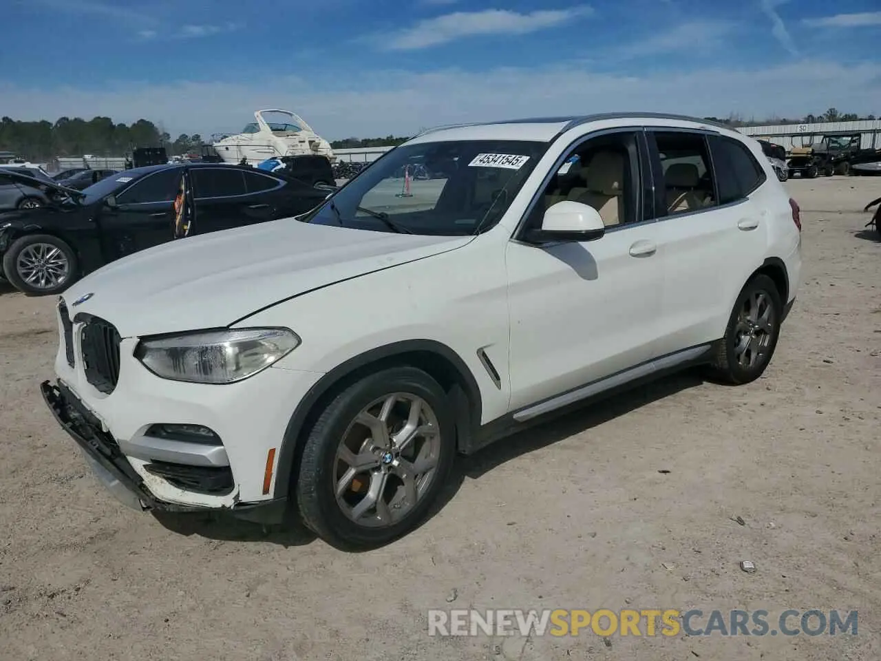 1 fotografías del automóvil dañado 5UXTY3C03M9F63436 BMW X3 2021