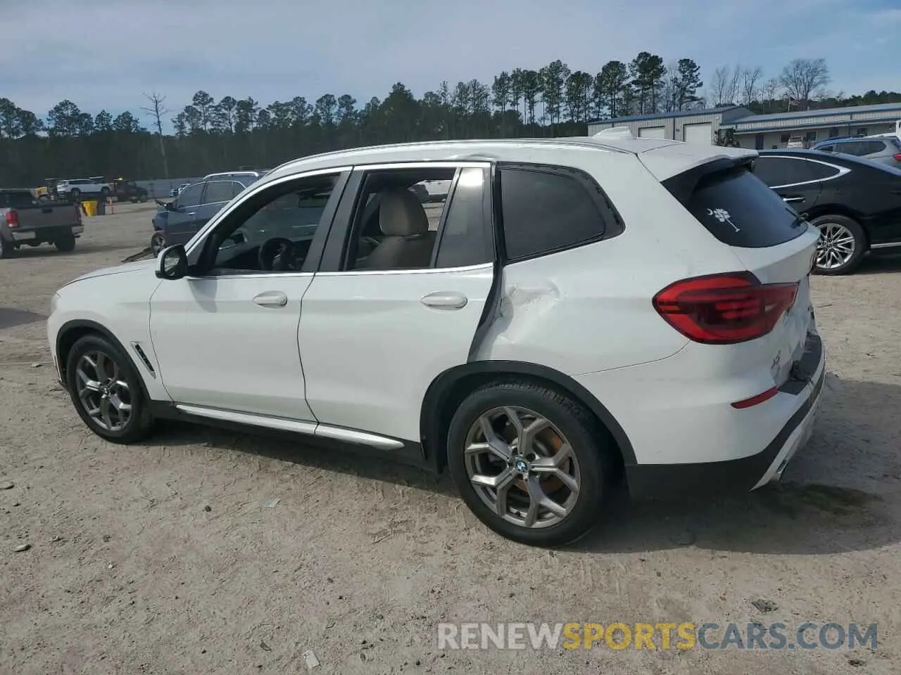 2 fotografías del automóvil dañado 5UXTY3C03M9F63436 BMW X3 2021
