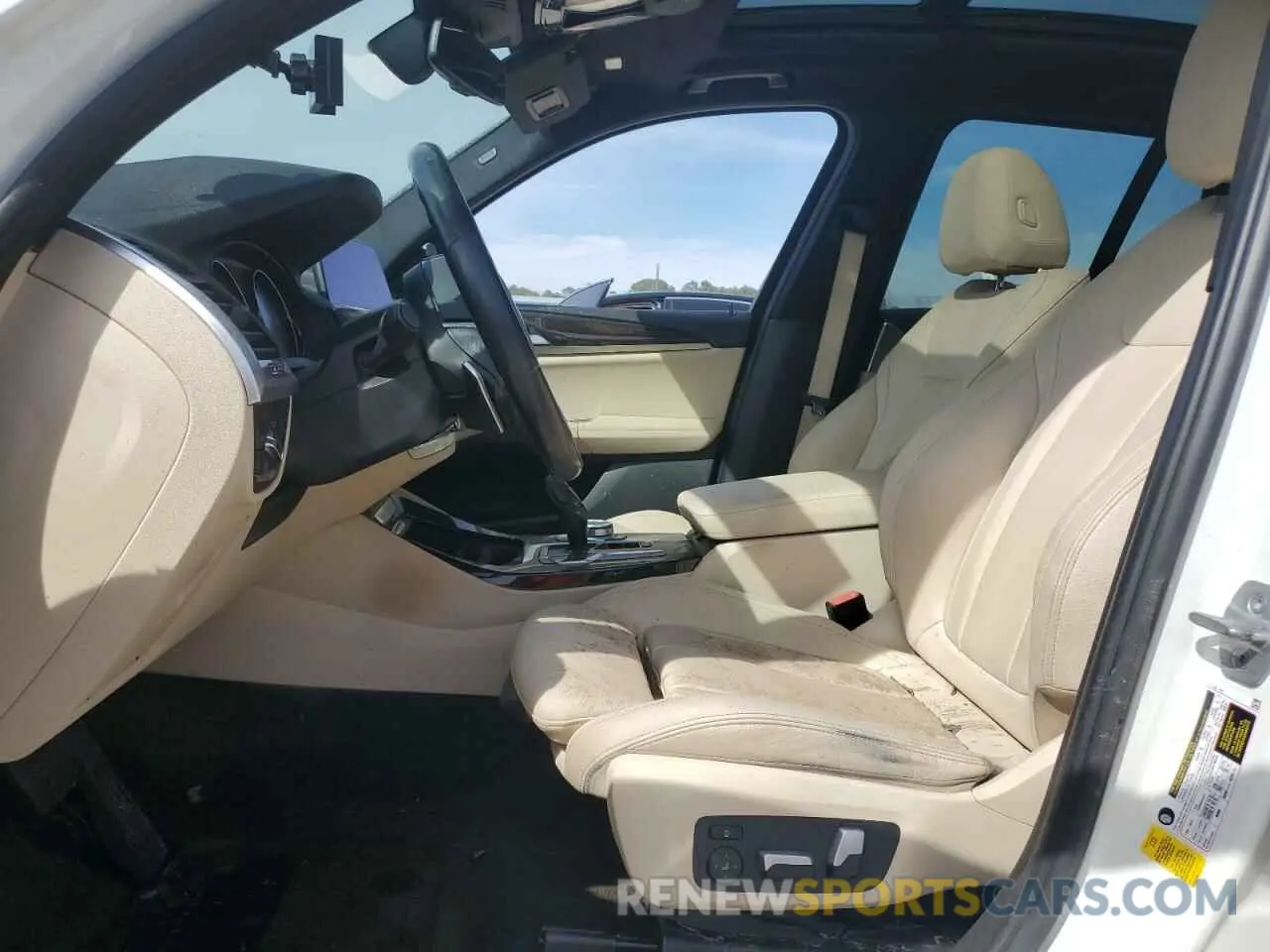 7 fotografías del automóvil dañado 5UXTY3C03M9F63436 BMW X3 2021
