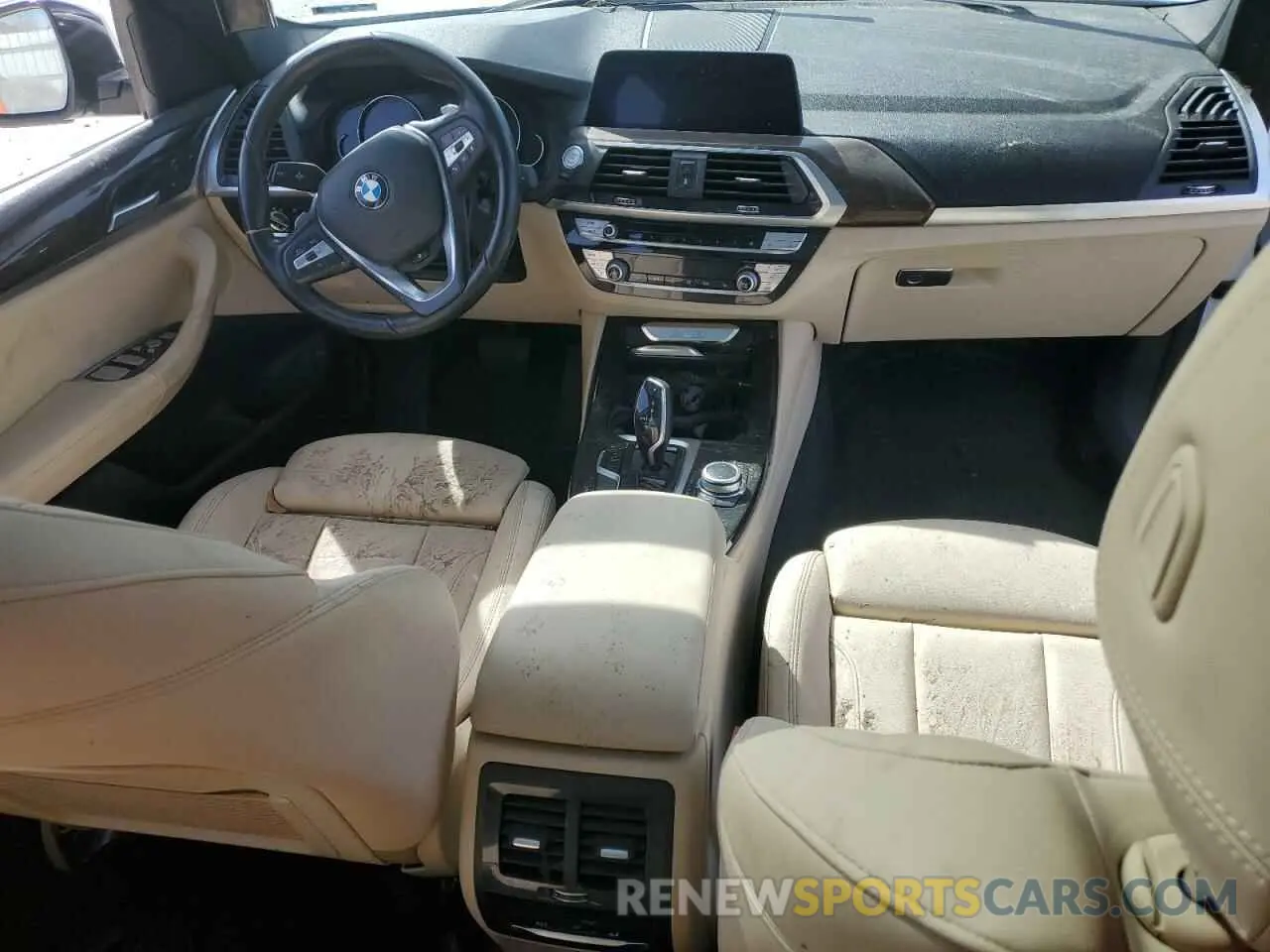 8 fotografías del automóvil dañado 5UXTY3C03M9F63436 BMW X3 2021