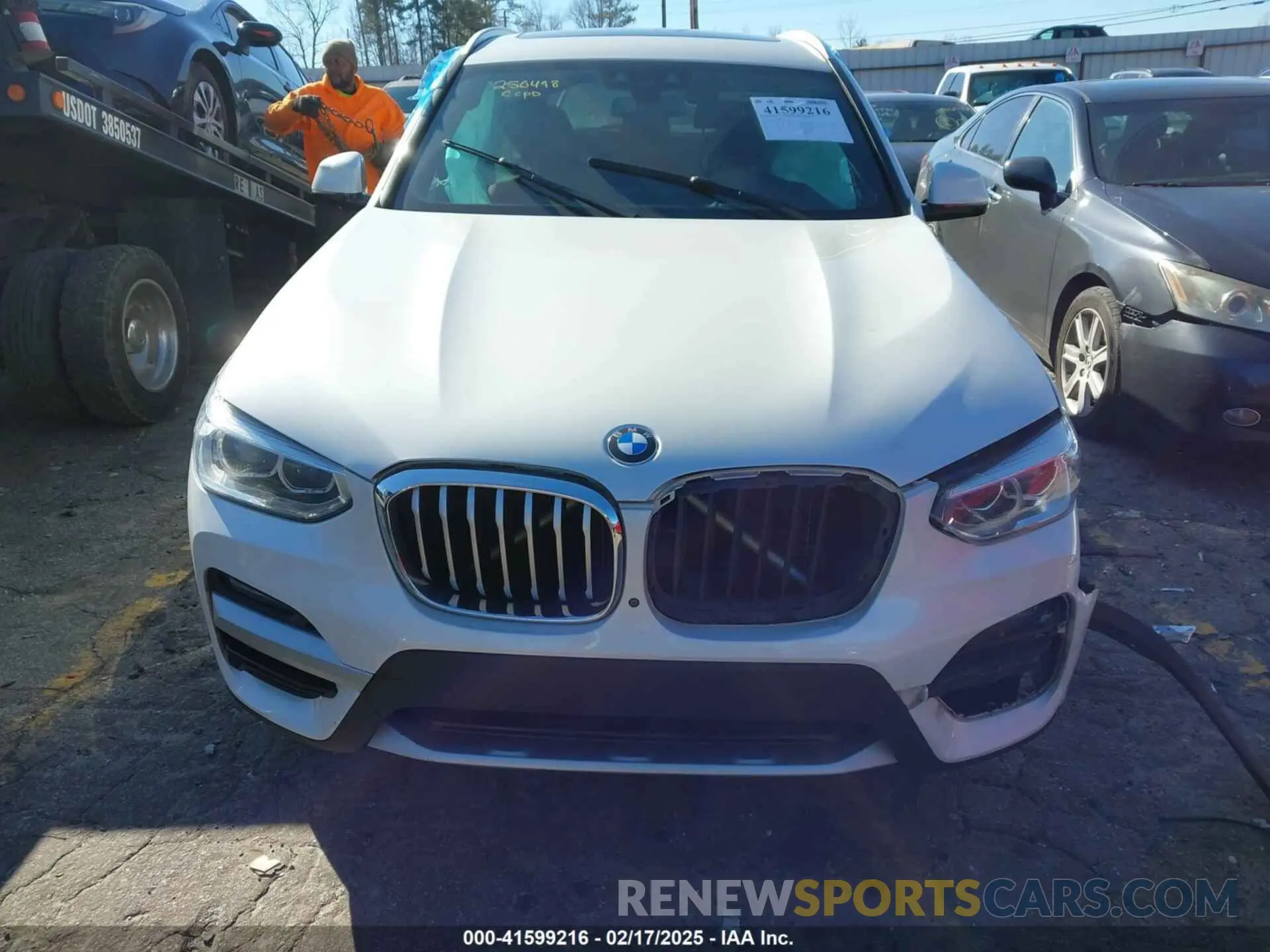 12 fotografías del automóvil dañado 5UXTY3C03M9H57528 BMW X3 2021
