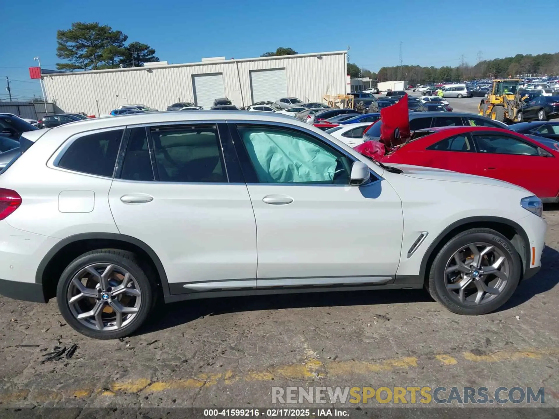 13 fotografías del automóvil dañado 5UXTY3C03M9H57528 BMW X3 2021