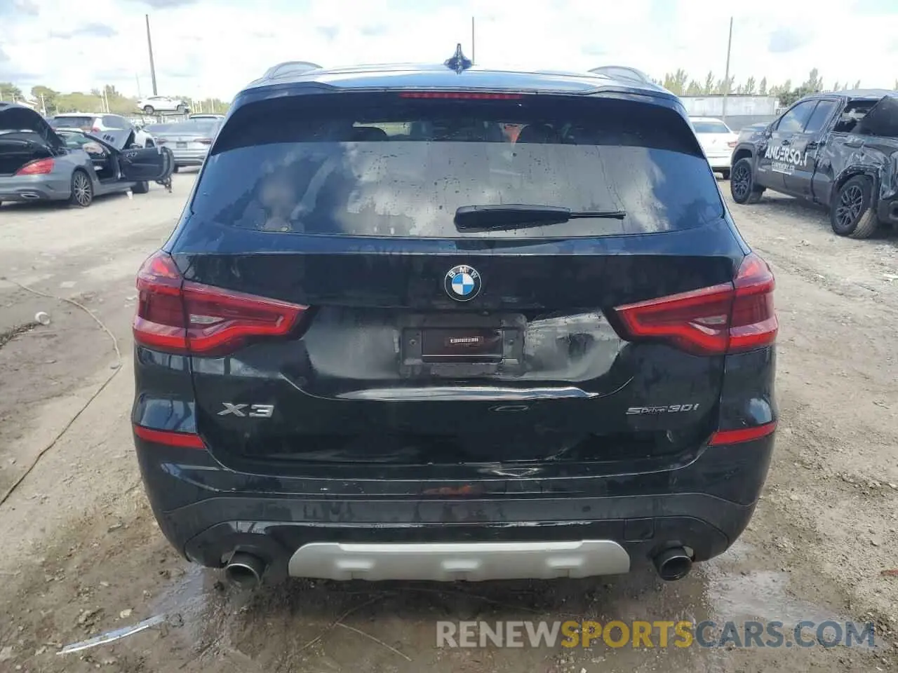 6 fotografías del automóvil dañado 5UXTY3C04M9E19913 BMW X3 2021