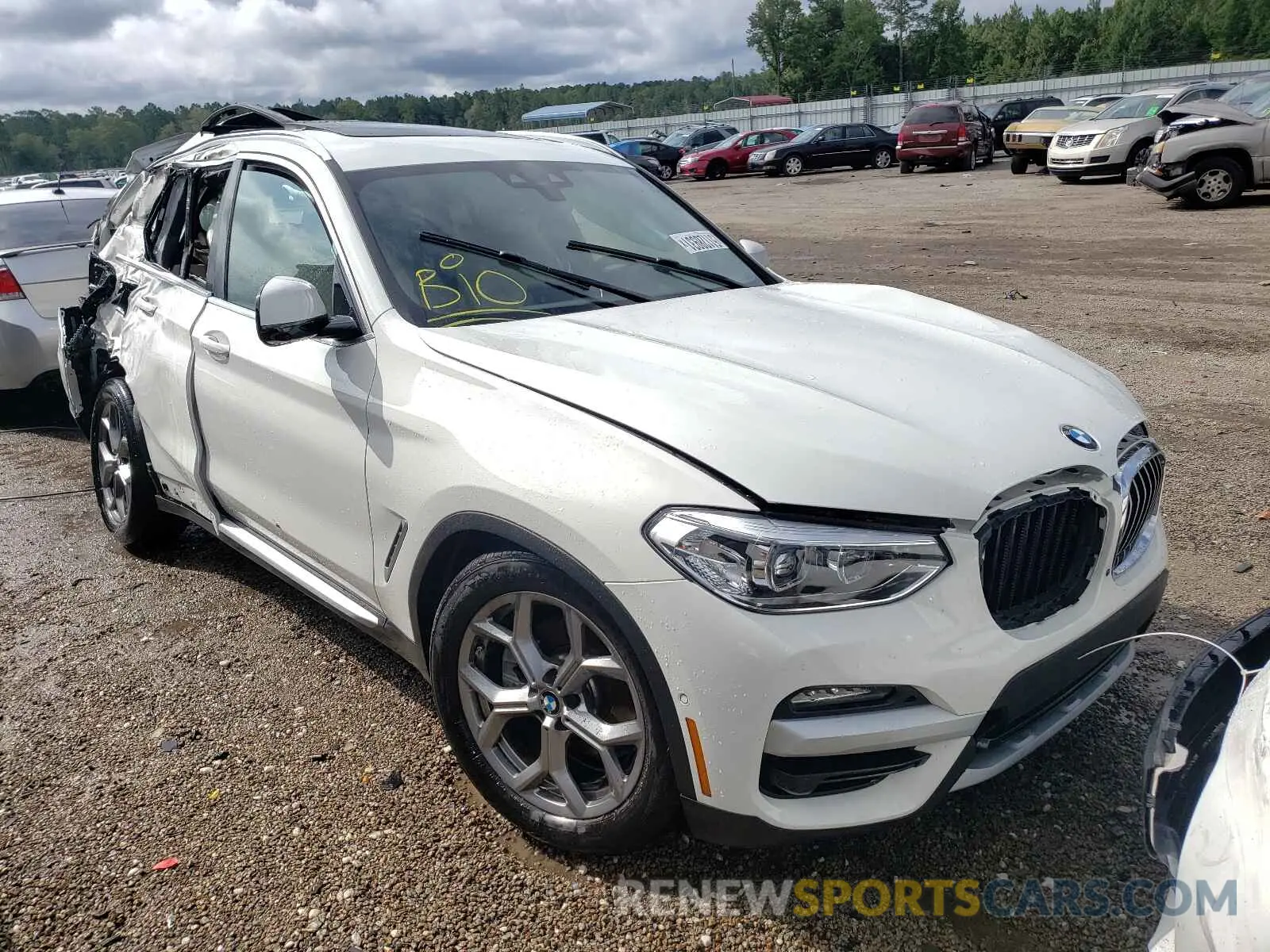 1 fotografías del automóvil dañado 5UXTY3C04M9E67363 BMW X3 2021