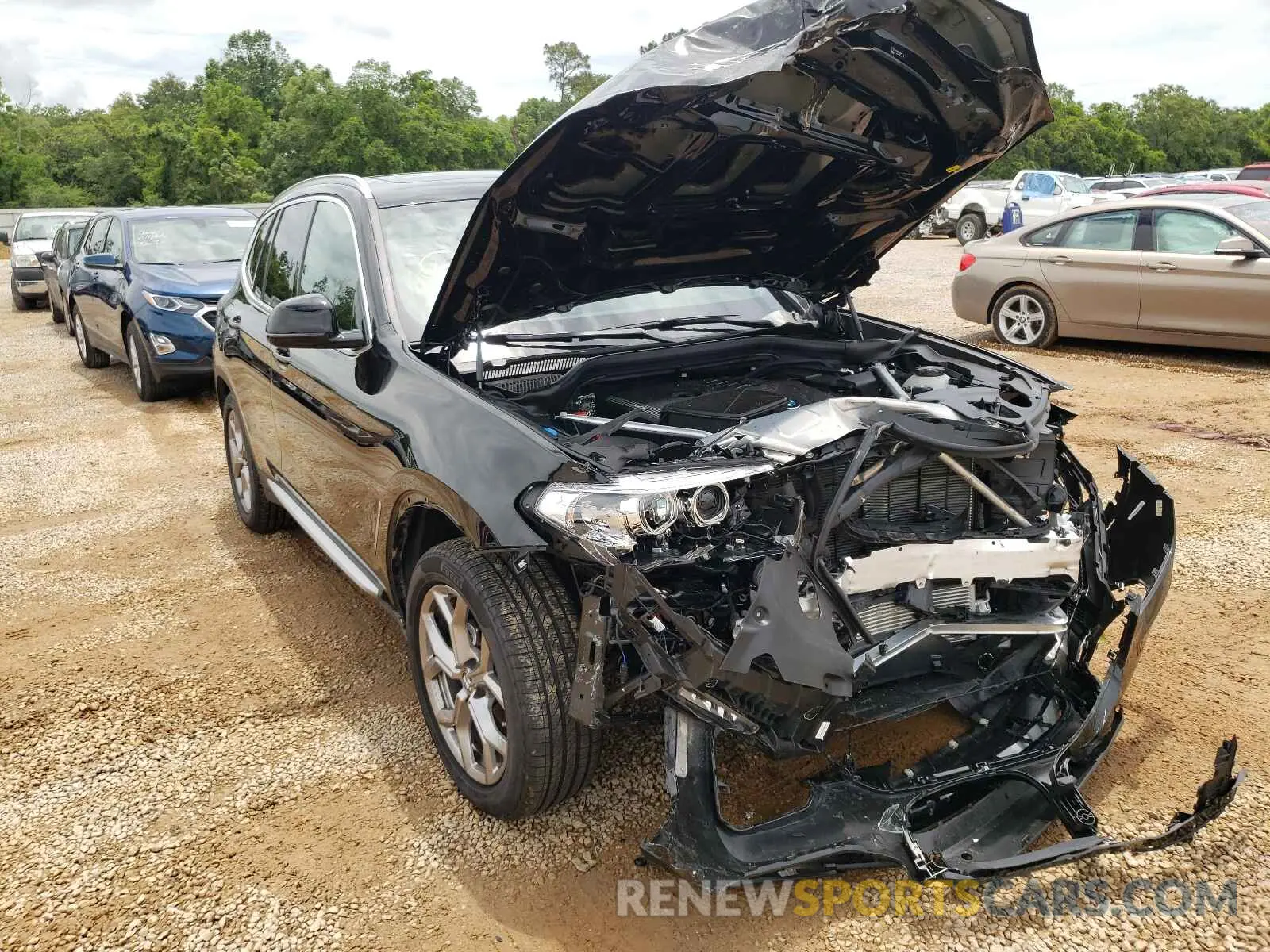 1 fotografías del automóvil dañado 5UXTY3C04M9G18508 BMW X3 2021